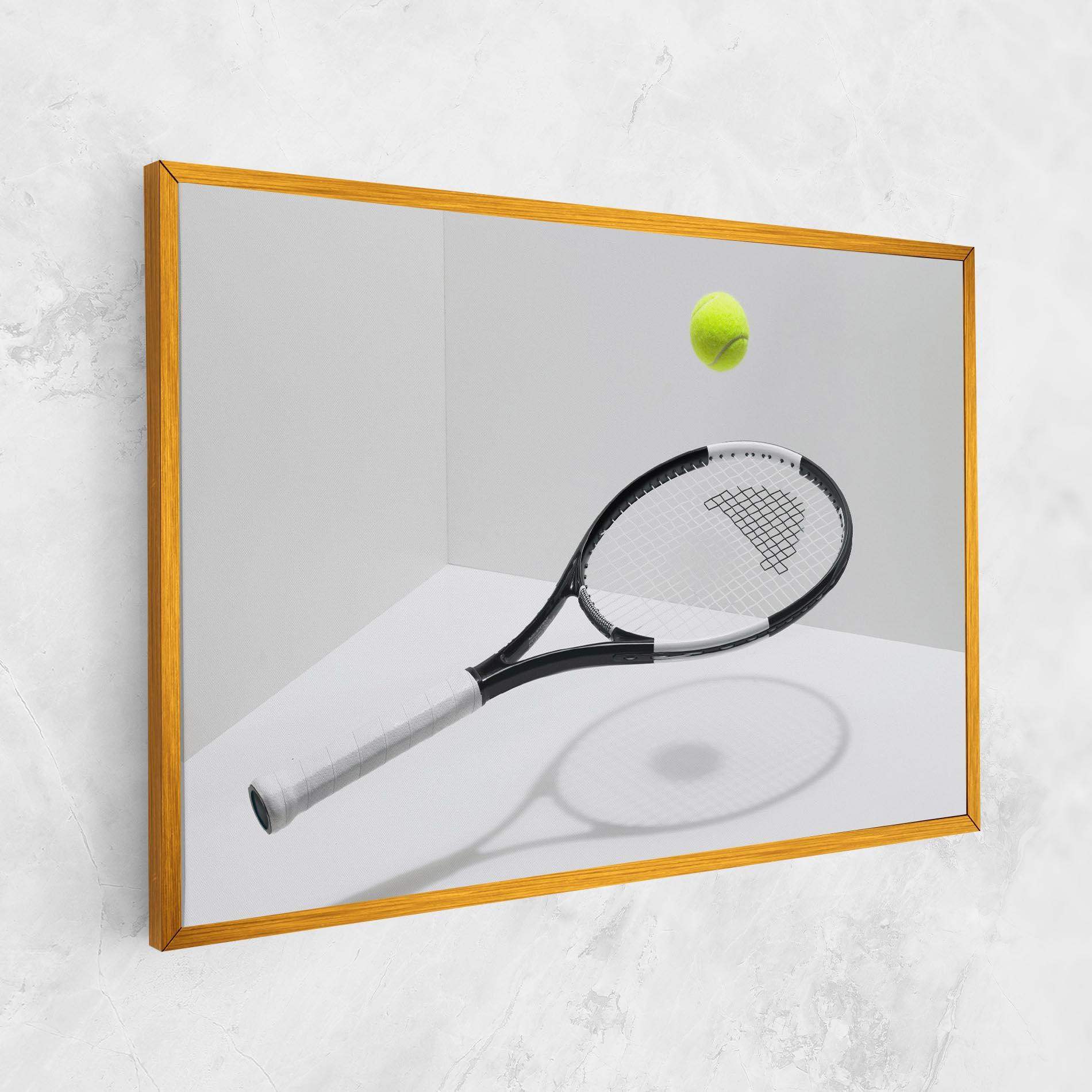 Картина на платно Floating Tennis Racket mockup 1