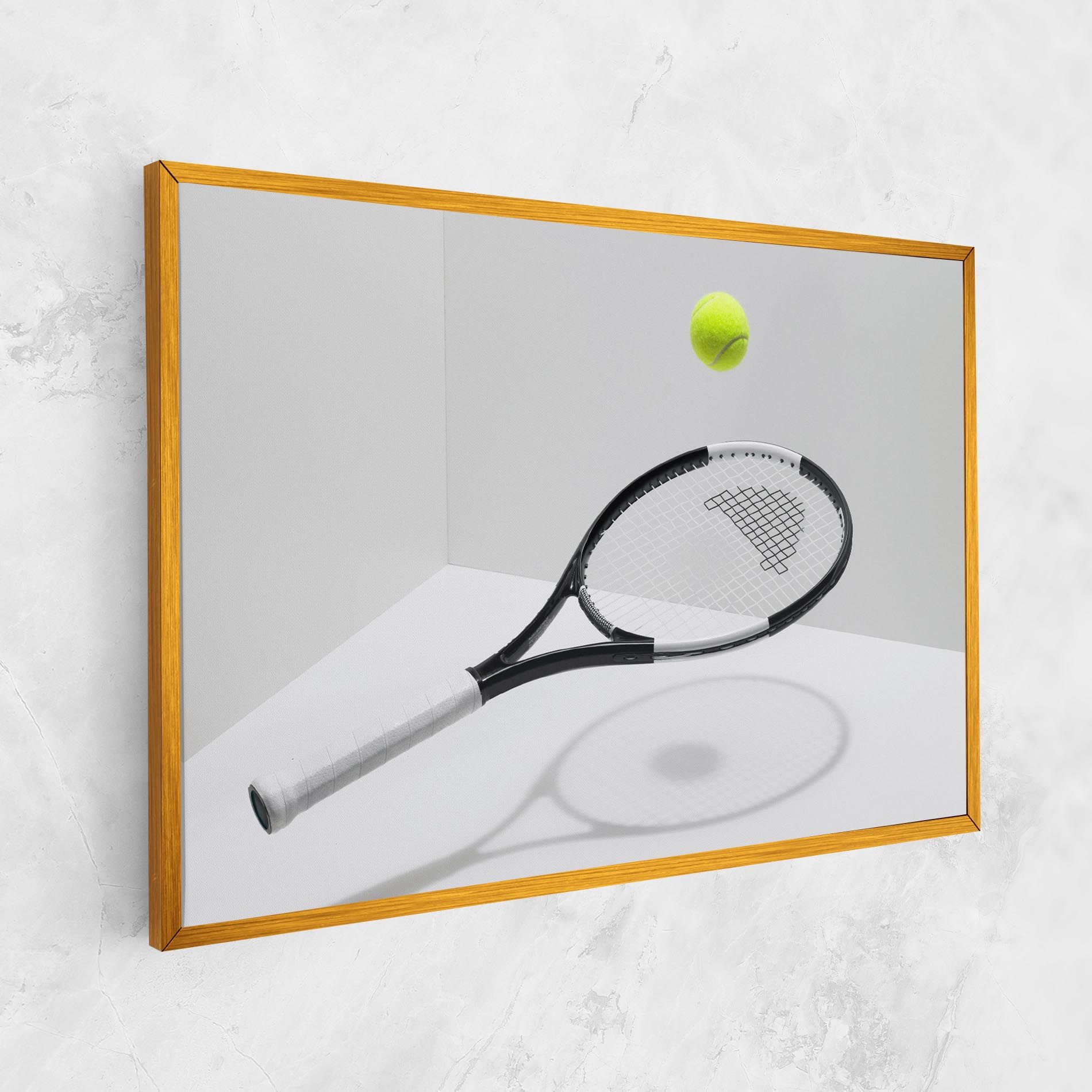 Floating Tennis Racket mockup 1