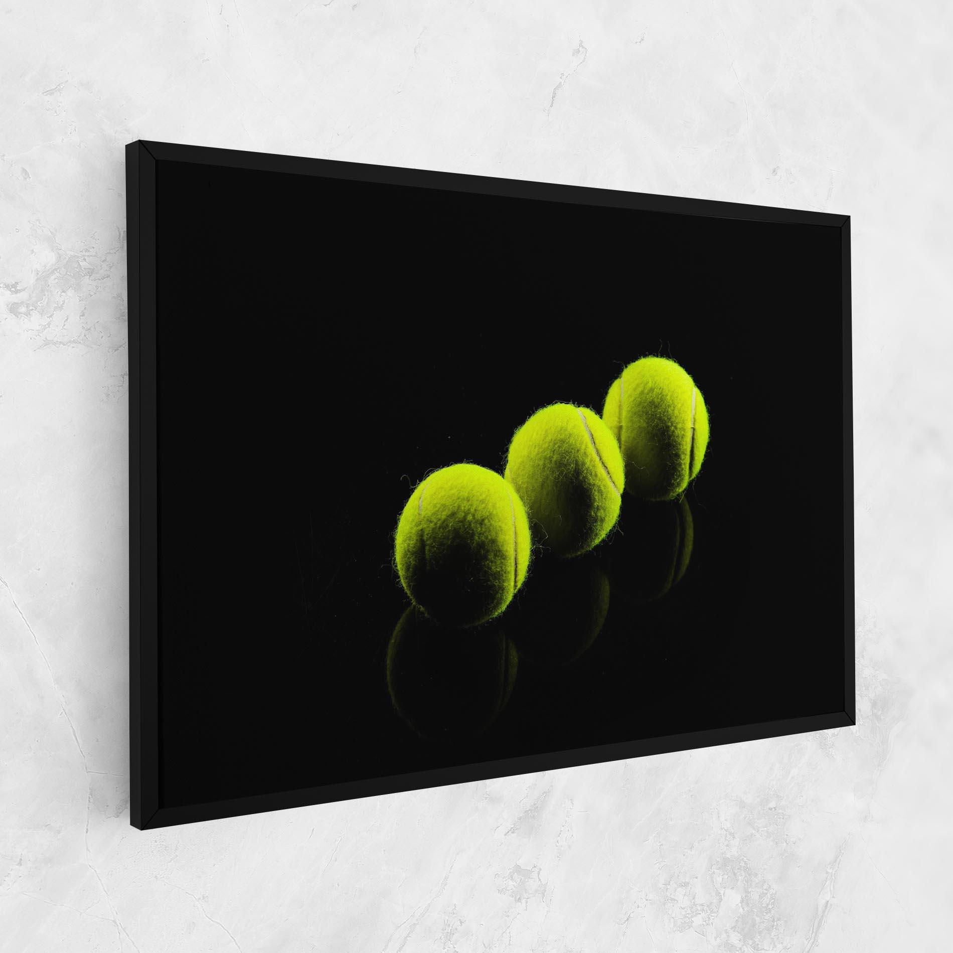 Картина на платно 3 Tennis Balls mockup 1