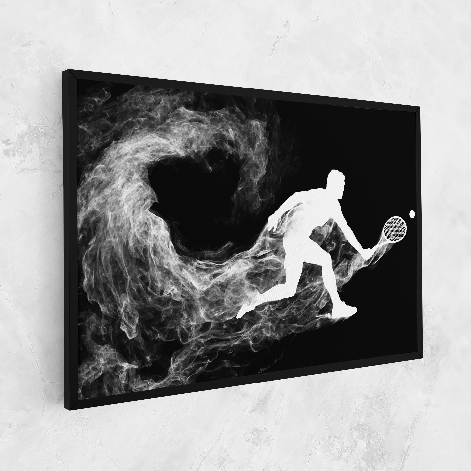 Картина на платно Tennis White Smoke mockup 1