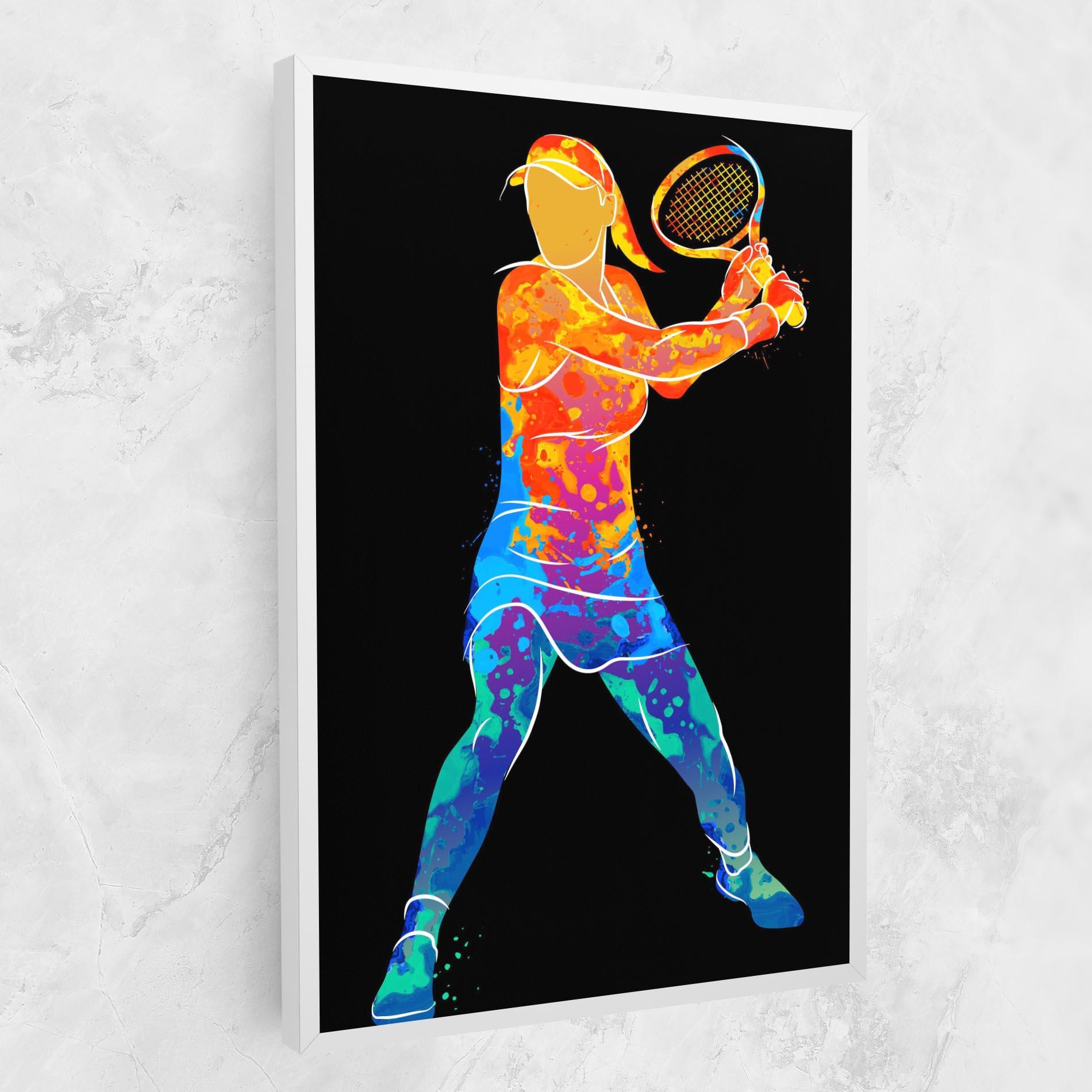 Картина на платно Green Orange Tennis mockup 1