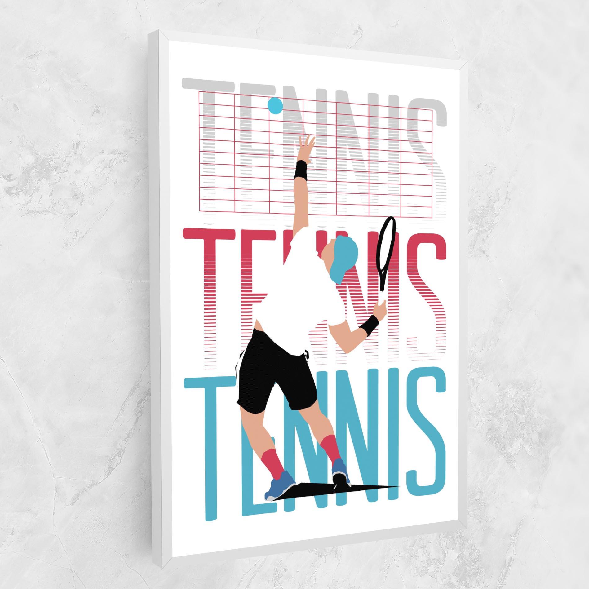 Картина на платно Tennis Ball Jump mockup 1