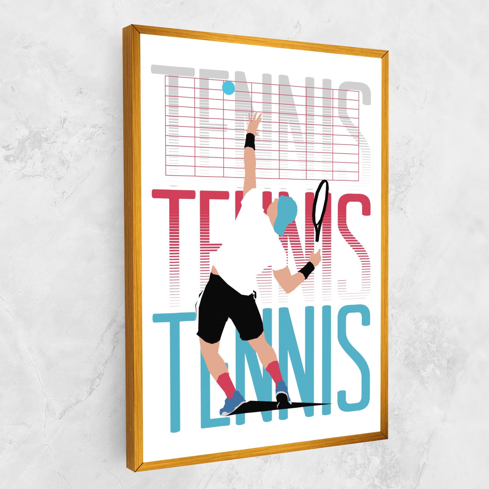 Картина на платно Tennis Ball Jump mockup 1