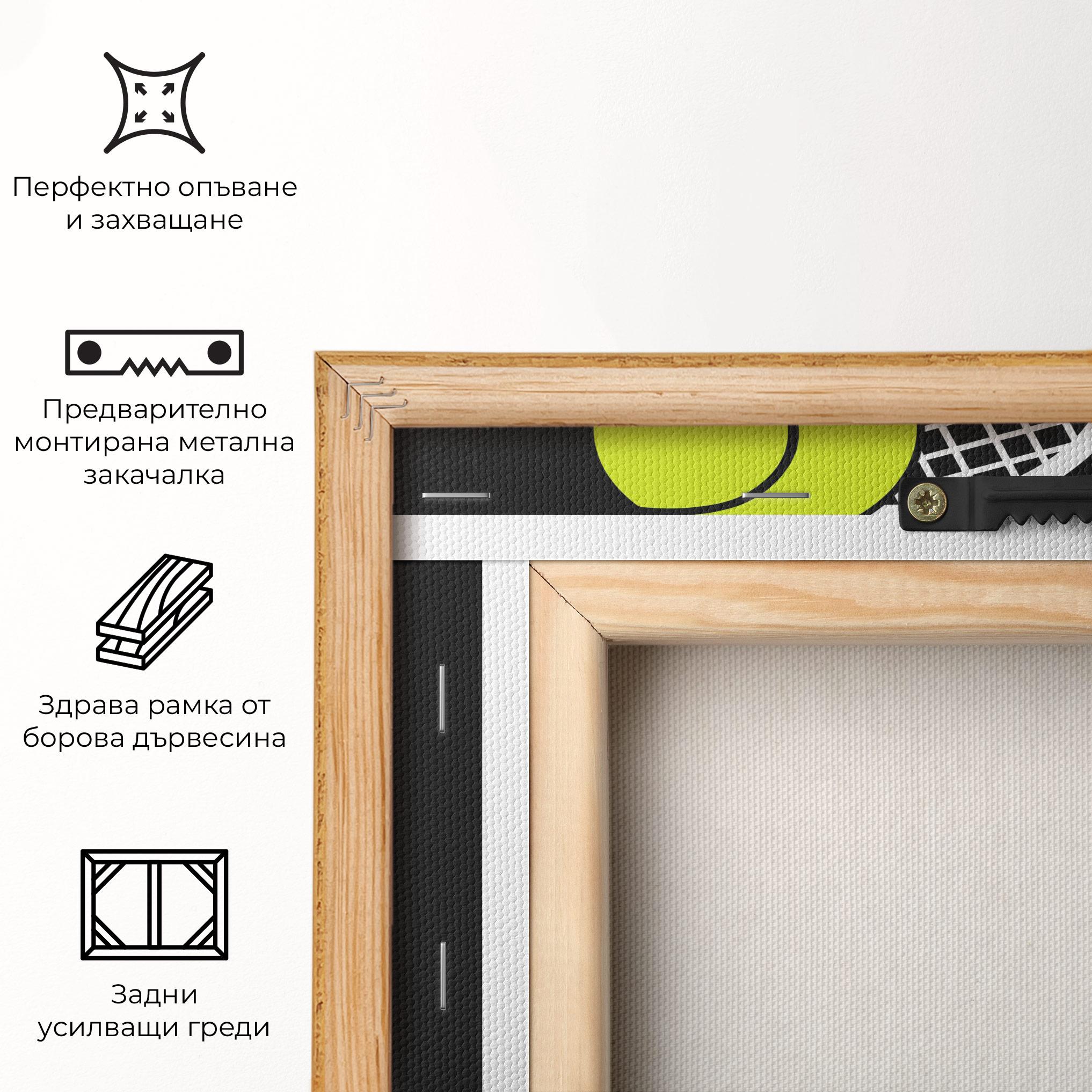 Картина на платно Power Serve mockup 5