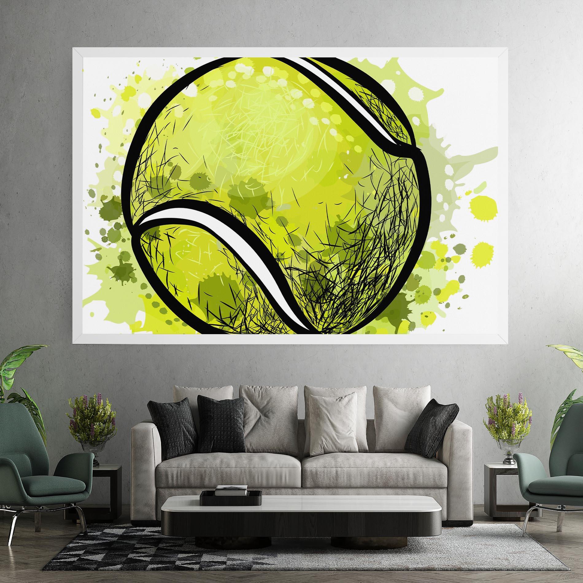 Картина на платно Big Tennis Ball mockup 7