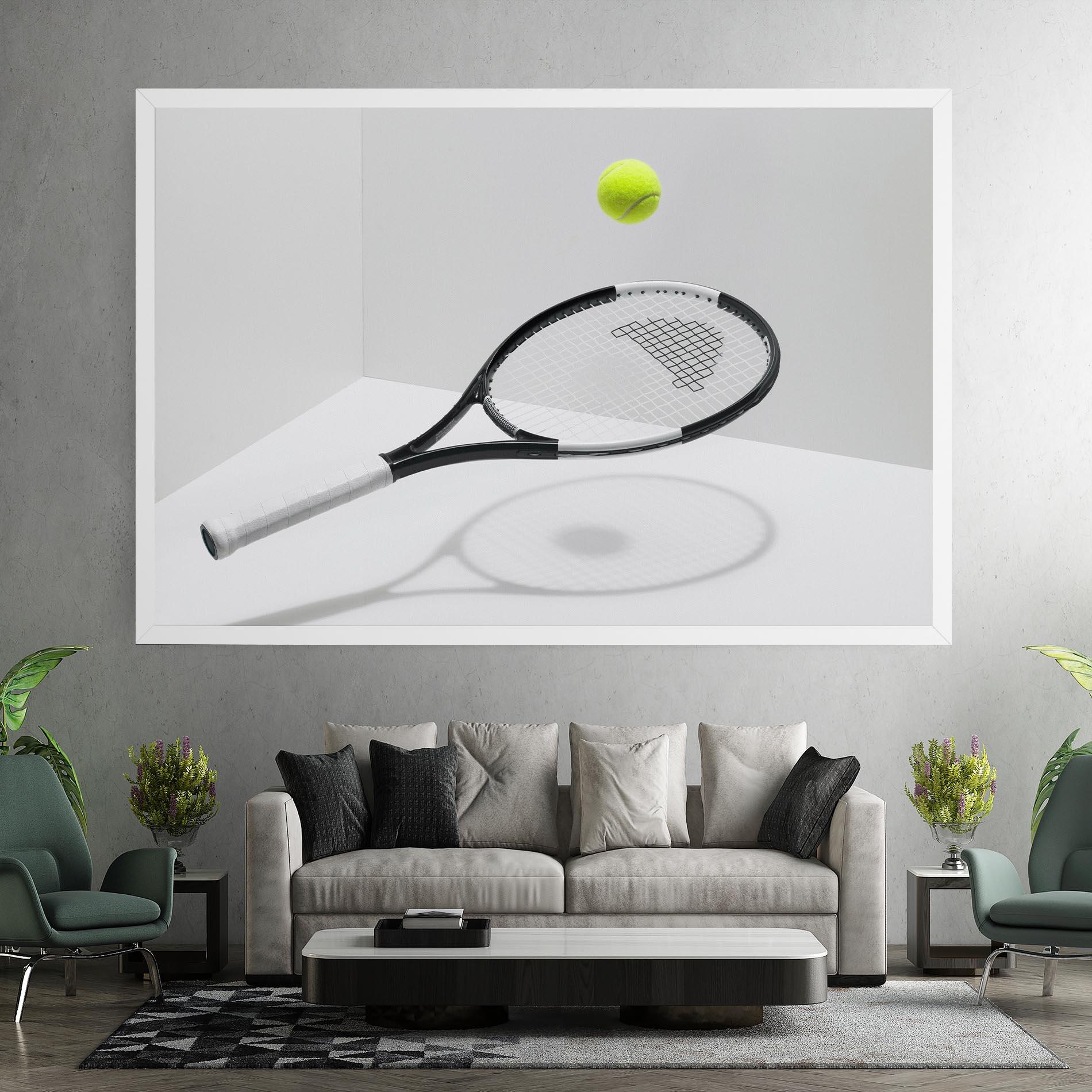 Картина на платно Floating Tennis Racket mockup 7