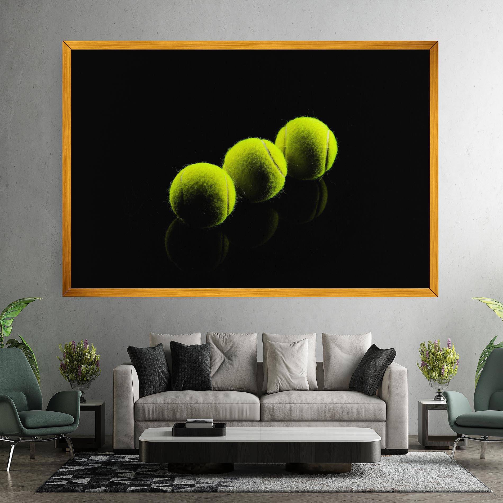 Картина на платно 3 Tennis Balls mockup 7