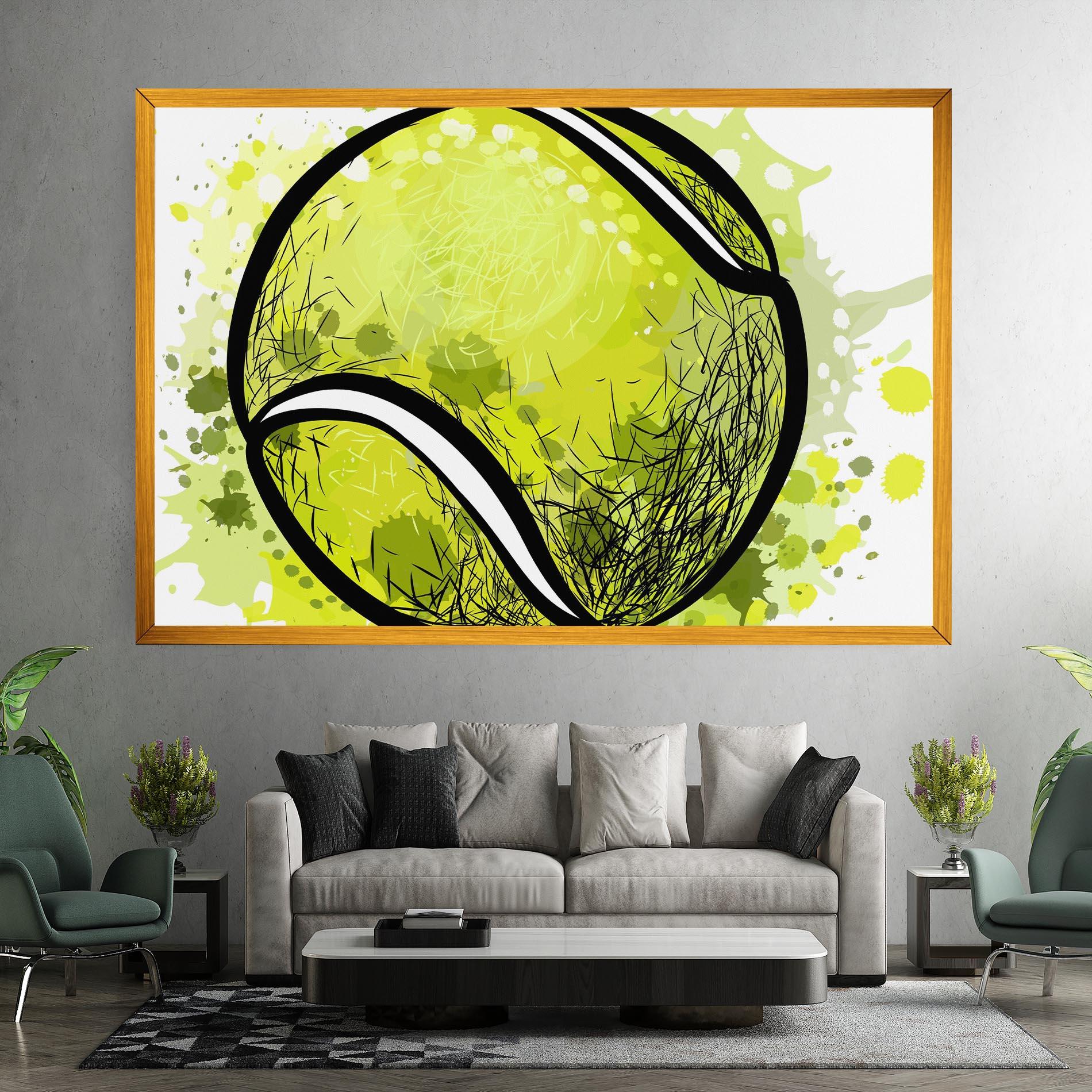 Картина на платно Big Tennis Ball mockup 7