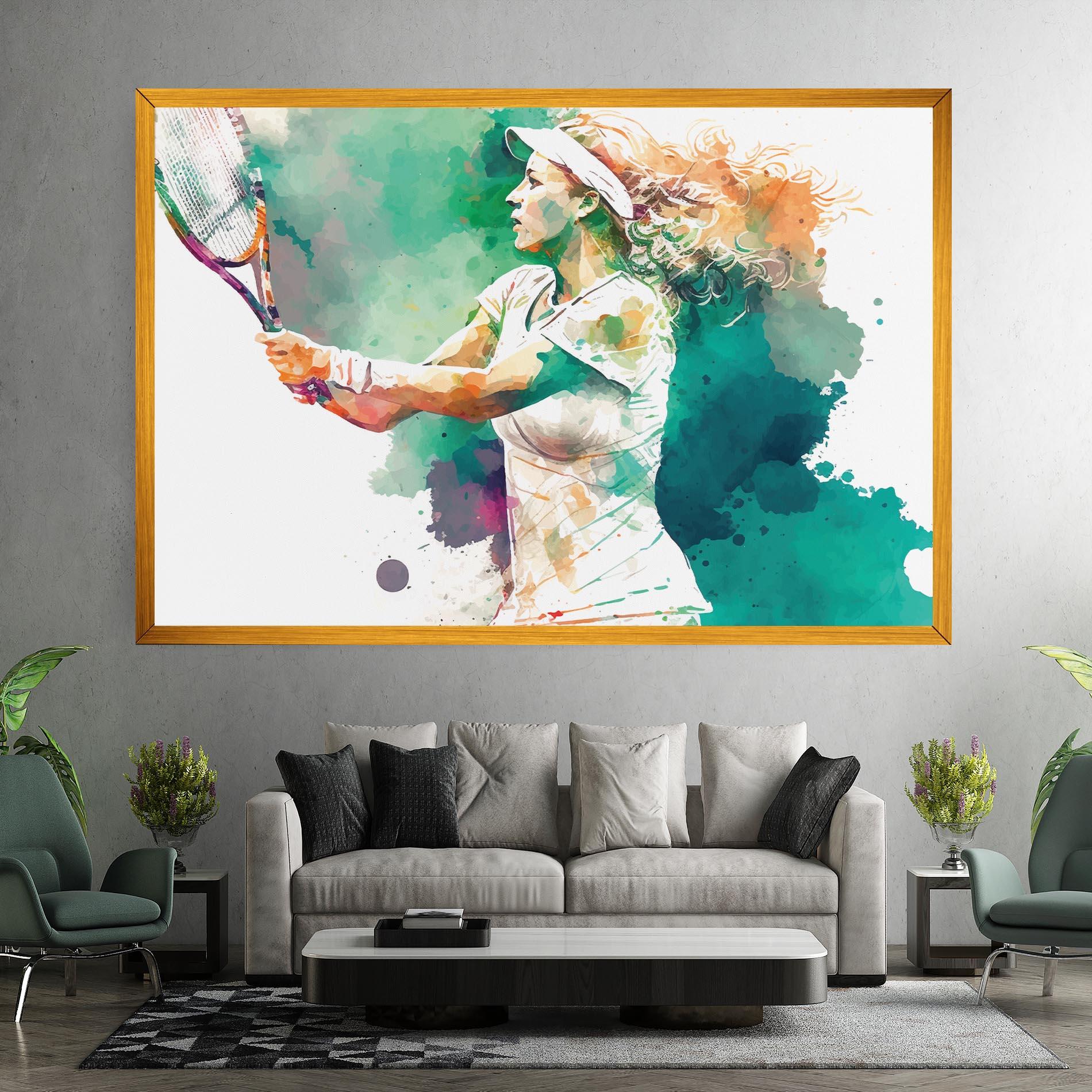 Картина на платно Green Art Tennis mockup 7