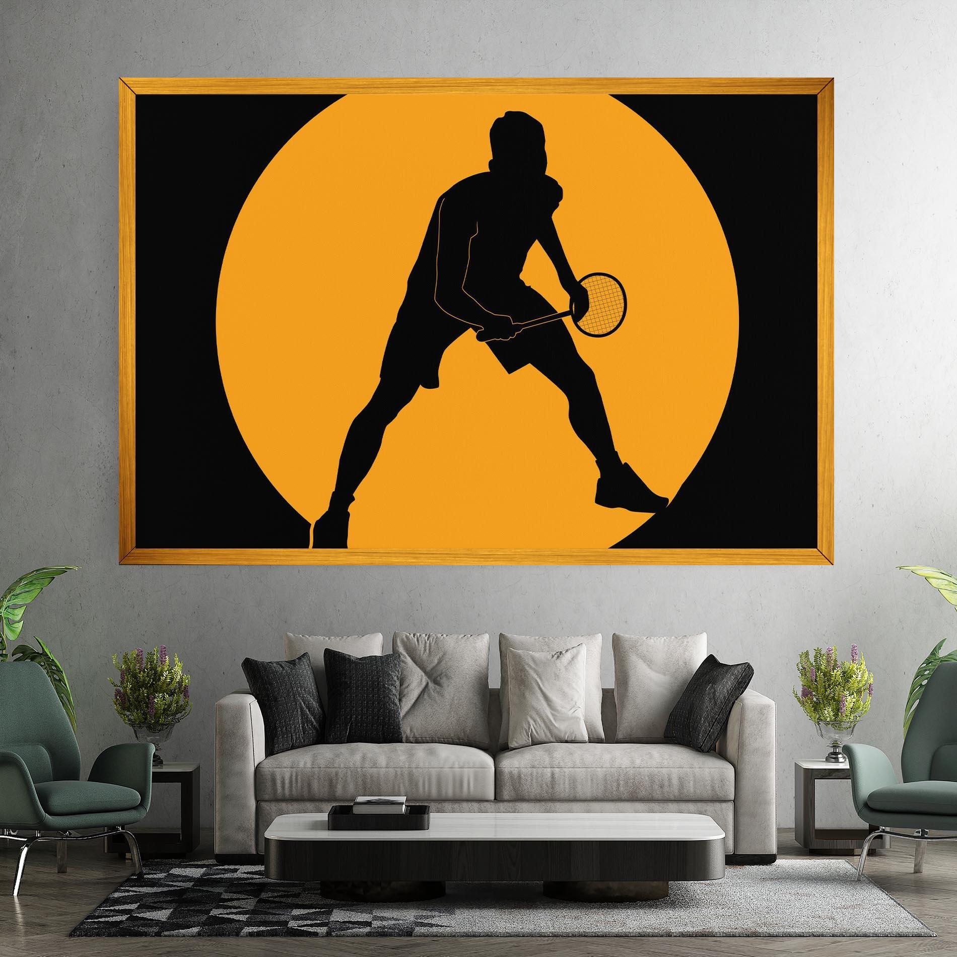 Картина на платно Orange Tennis mockup 7