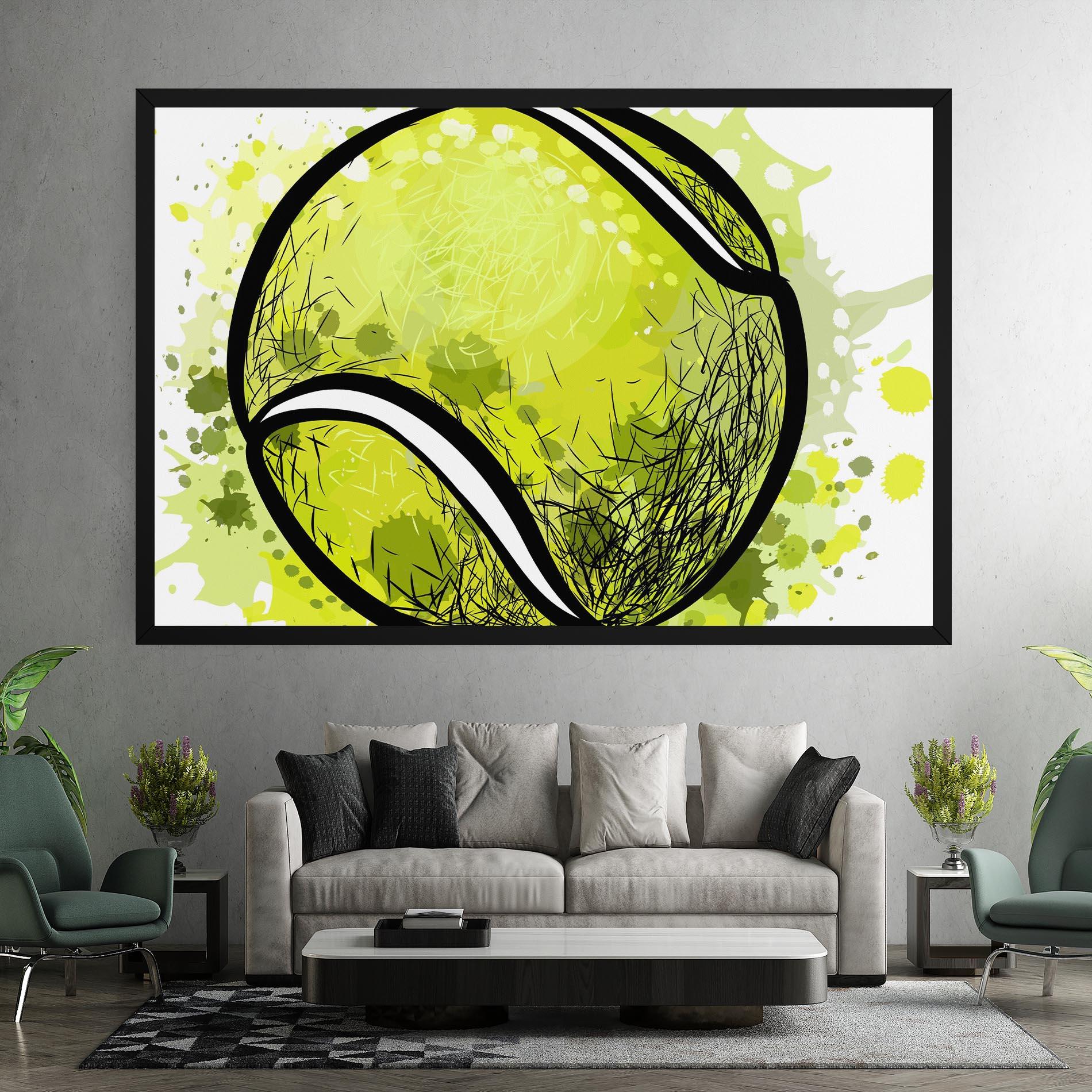 Картина на платно Big Tennis Ball mockup 7