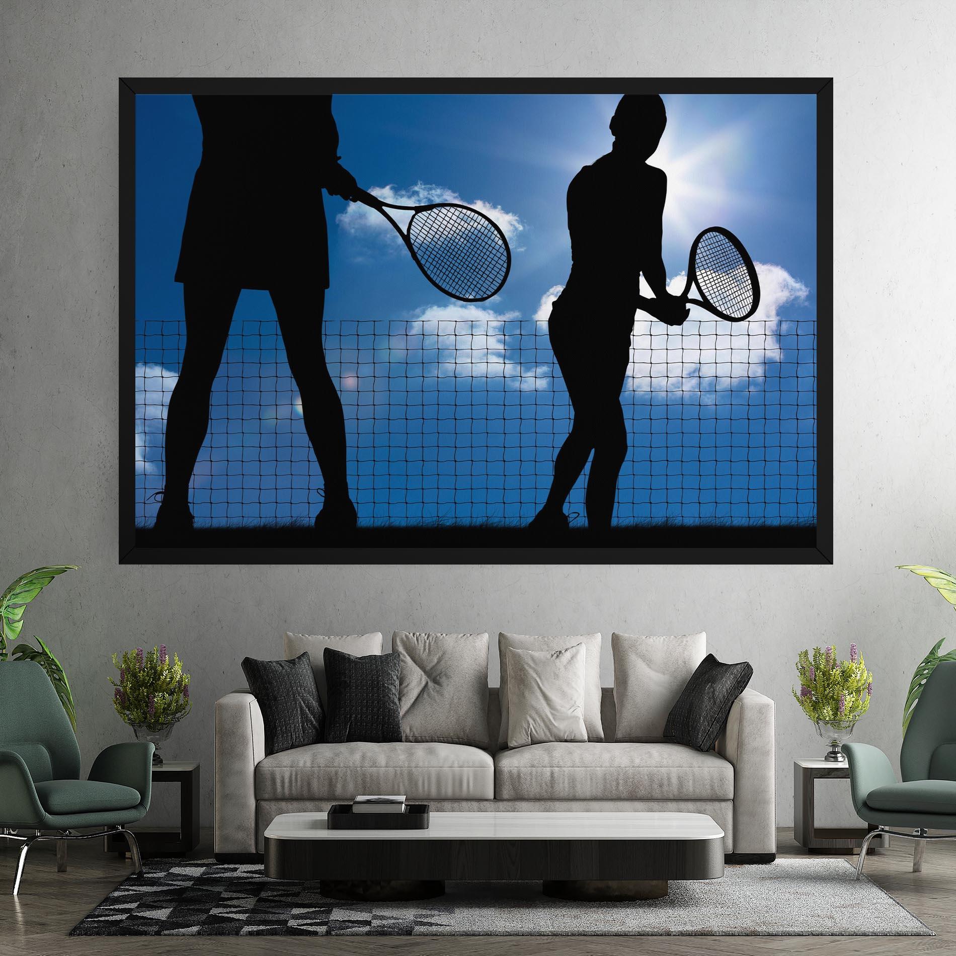 Картина на платно Blue Sky Tennis mockup 7