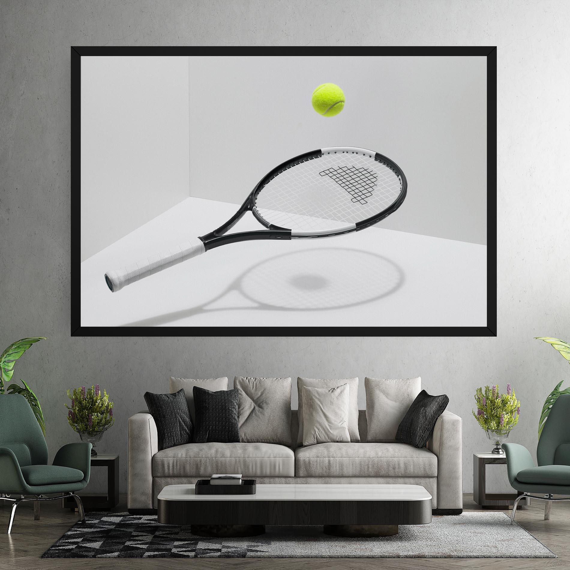 Картина на платно Floating Tennis Racket mockup 7
