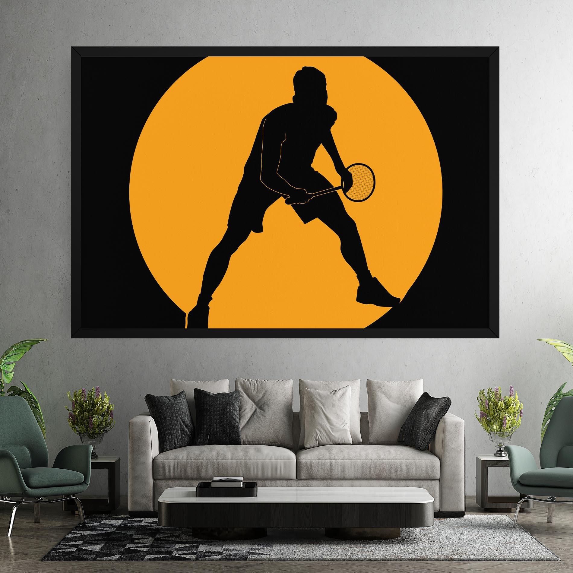 Картина на платно Orange Tennis mockup 7