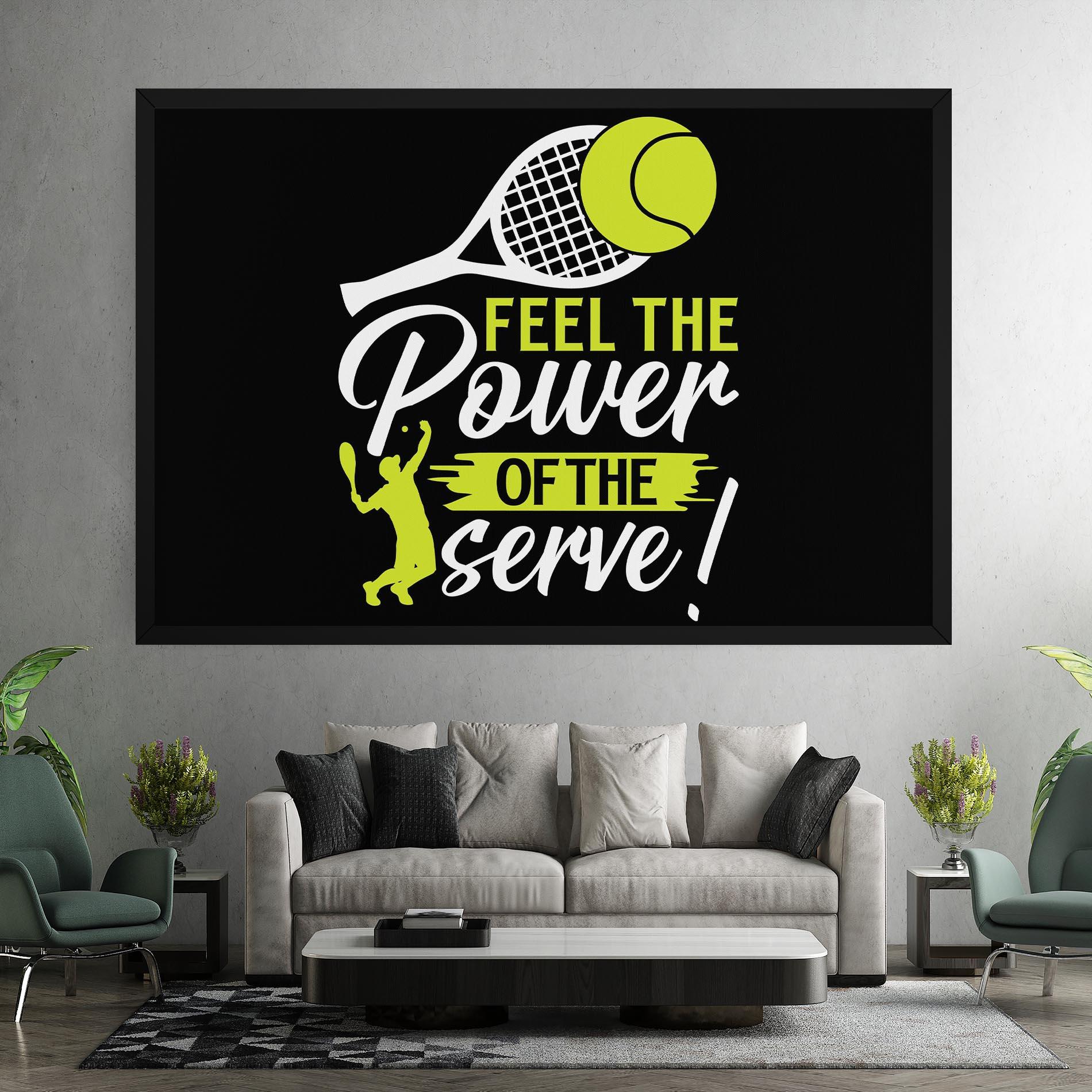 Картина на платно Power Serve mockup 7
