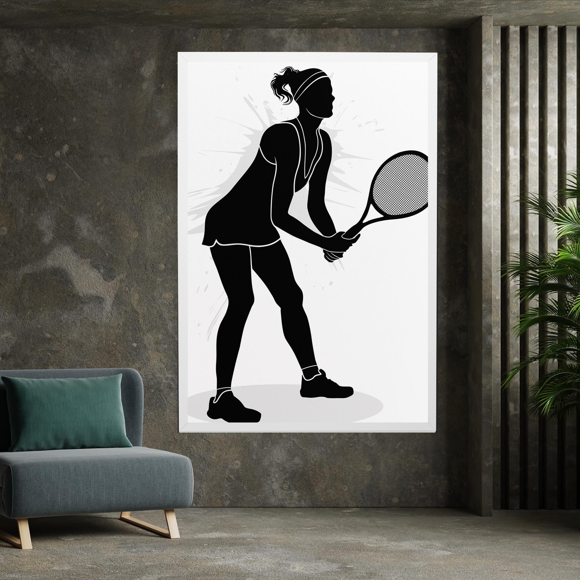 Female Tennis Player mockup 7