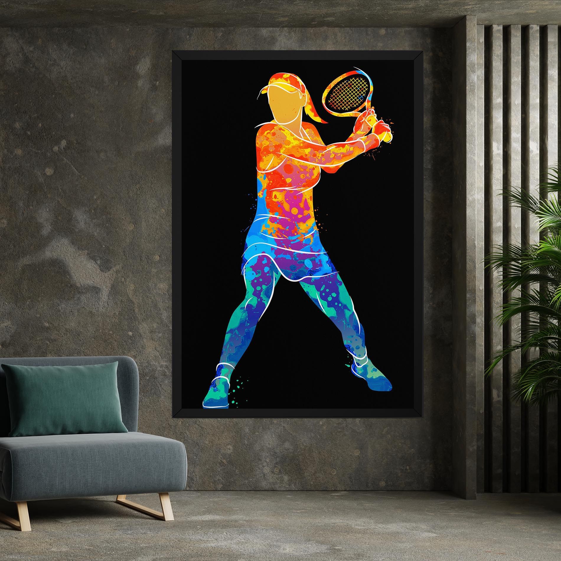 Green Orange Tennis mockup 7