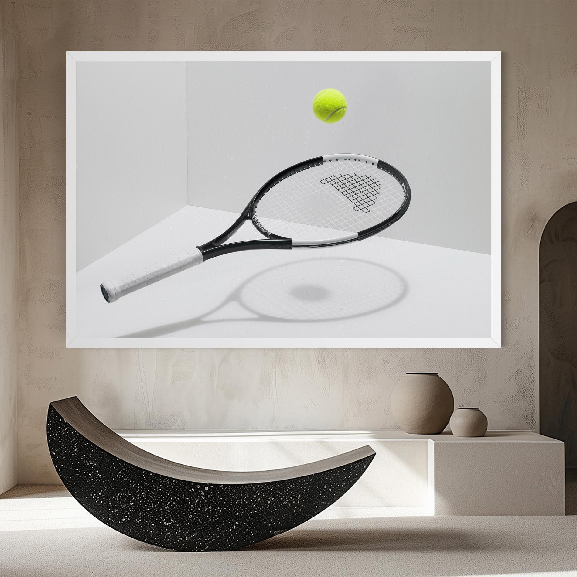 Картина на платно Floating Tennis Racket mockup 8
