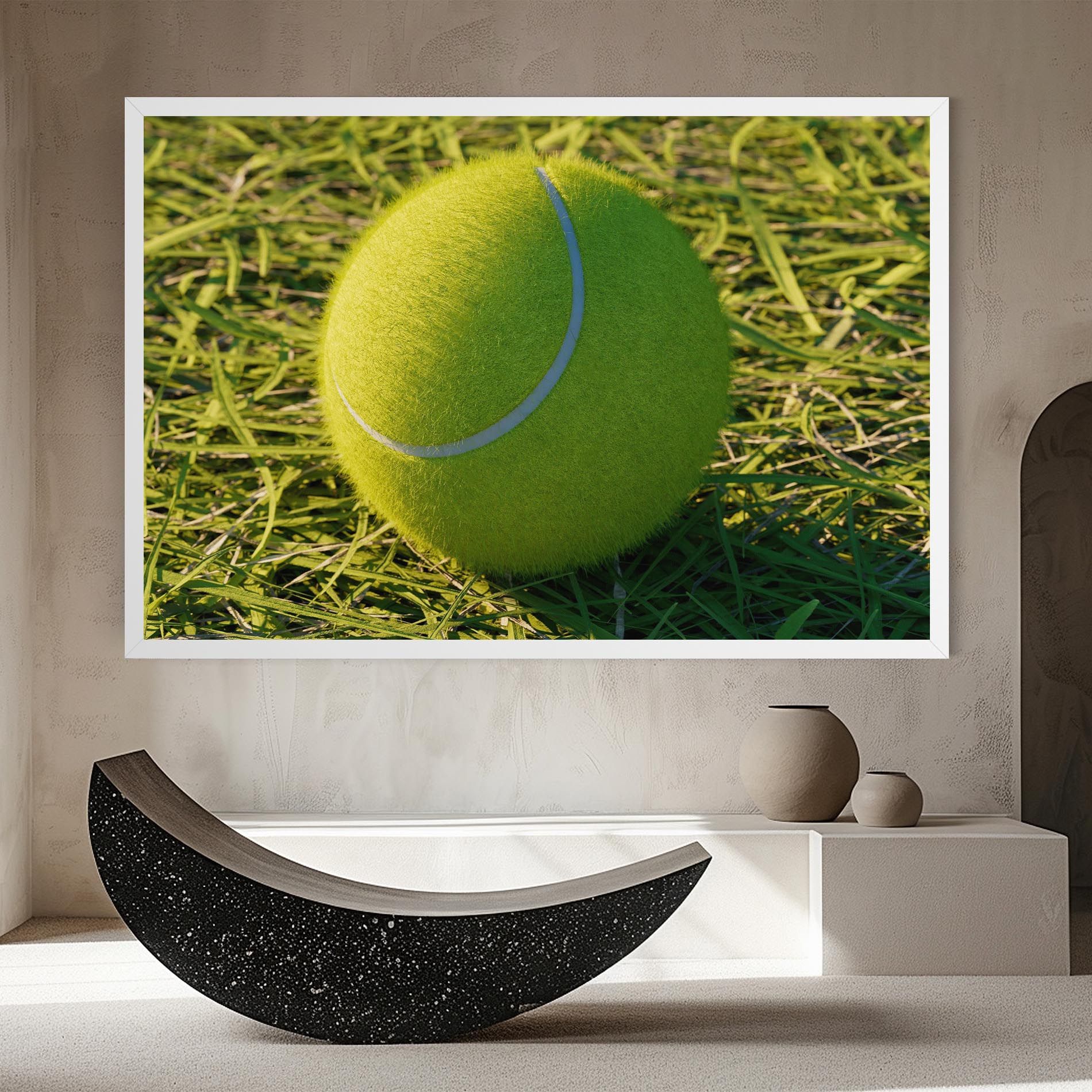 Green Tennis Ball mockup 8