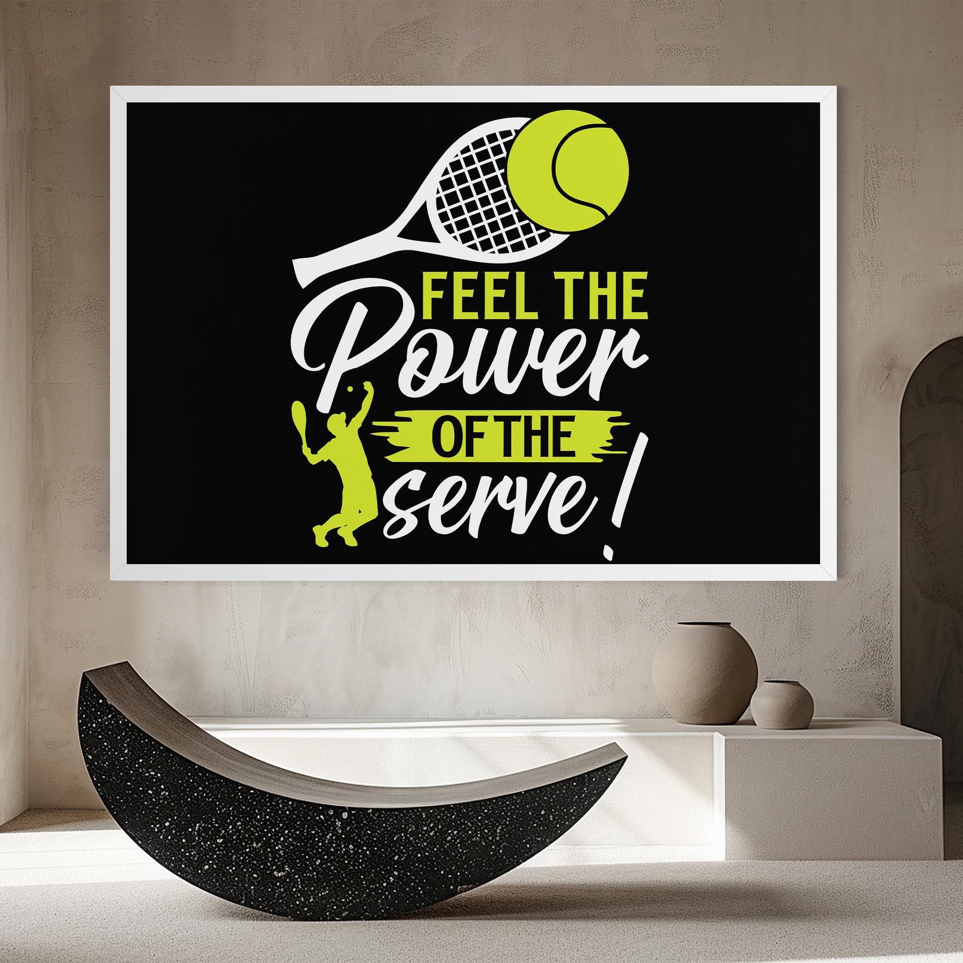 Картина на платно Power Serve mockup 8