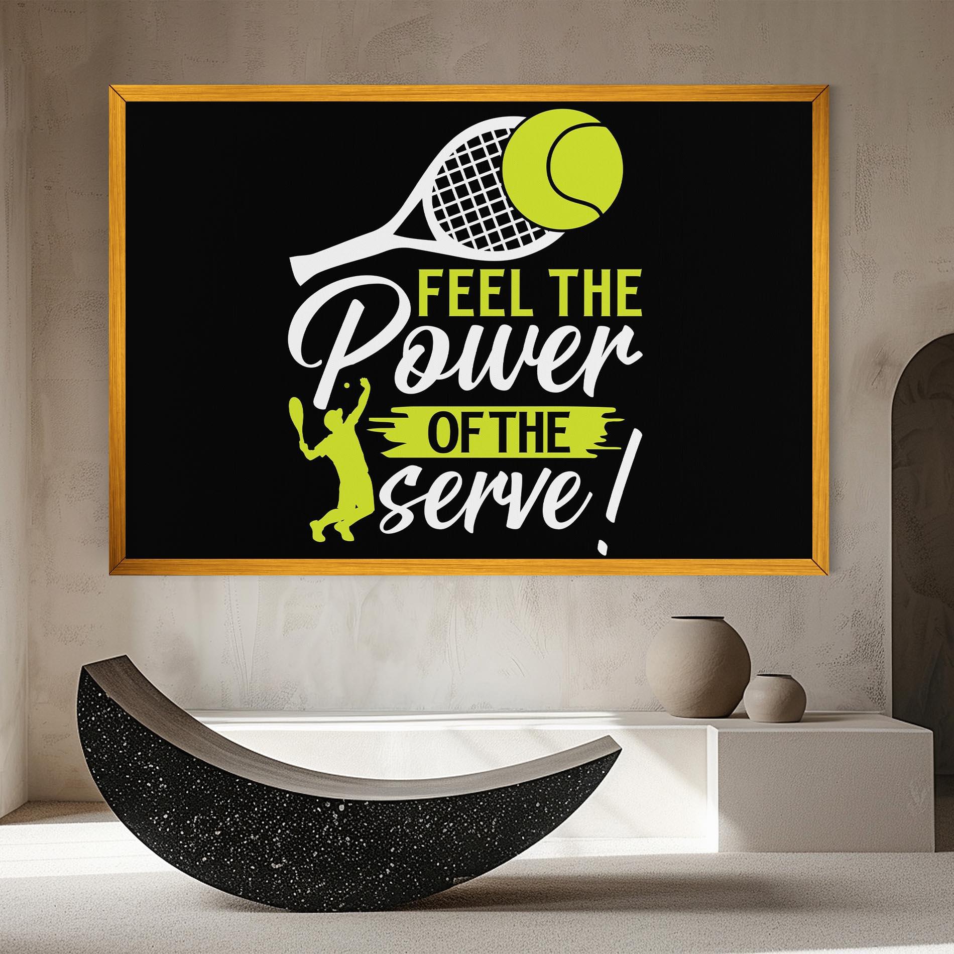 Картина на платно Power Serve mockup 8