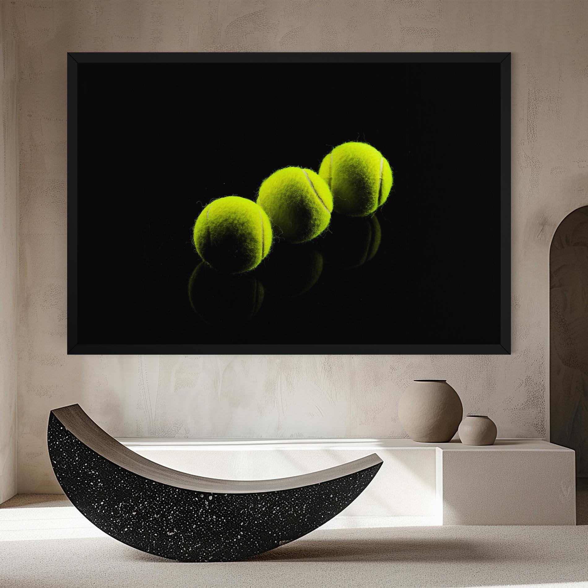Картина на платно 3 Tennis Balls mockup 8
