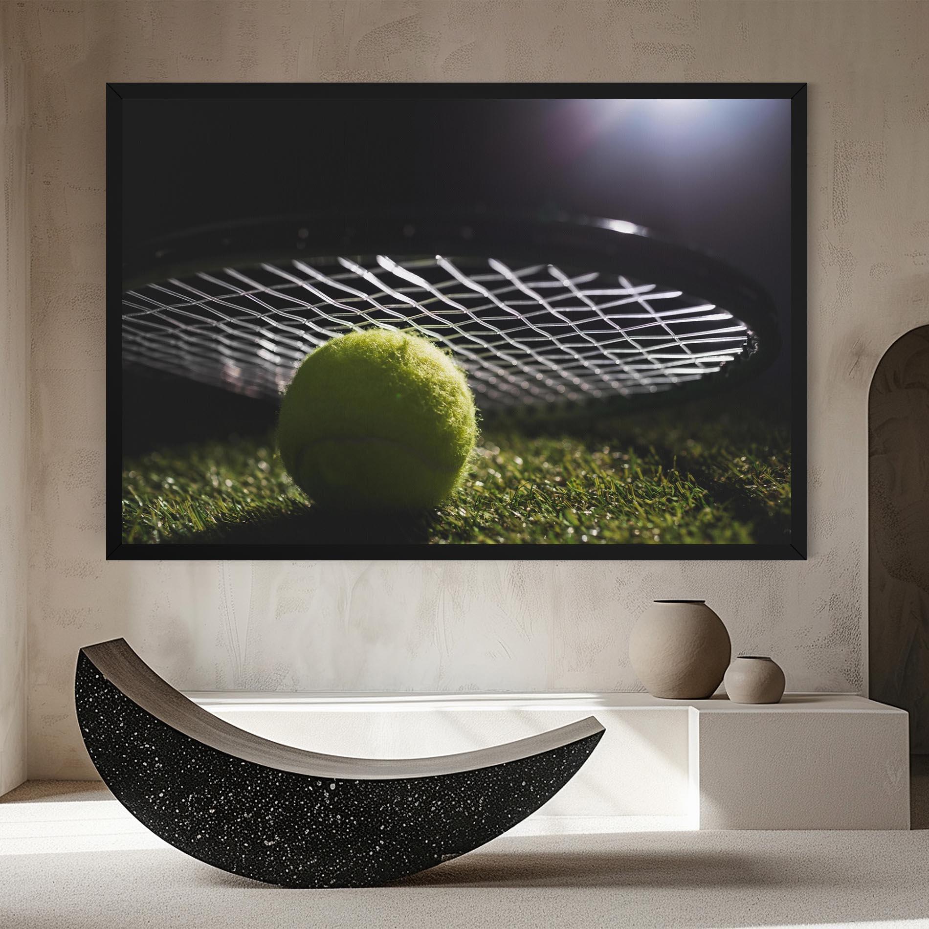 Картина на платно Close Up Tennis Ball mockup 8