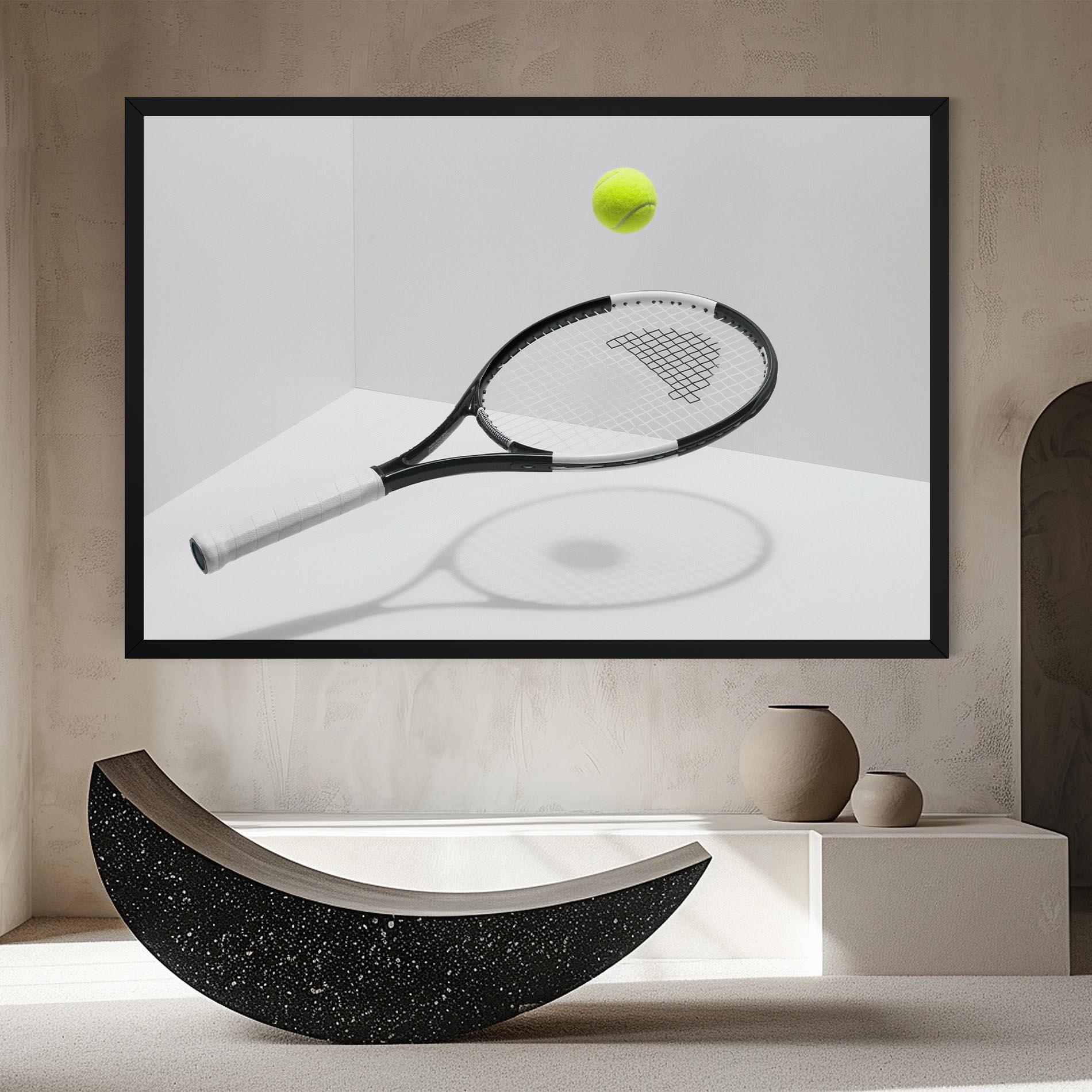 Картина на платно Floating Tennis Racket mockup 8