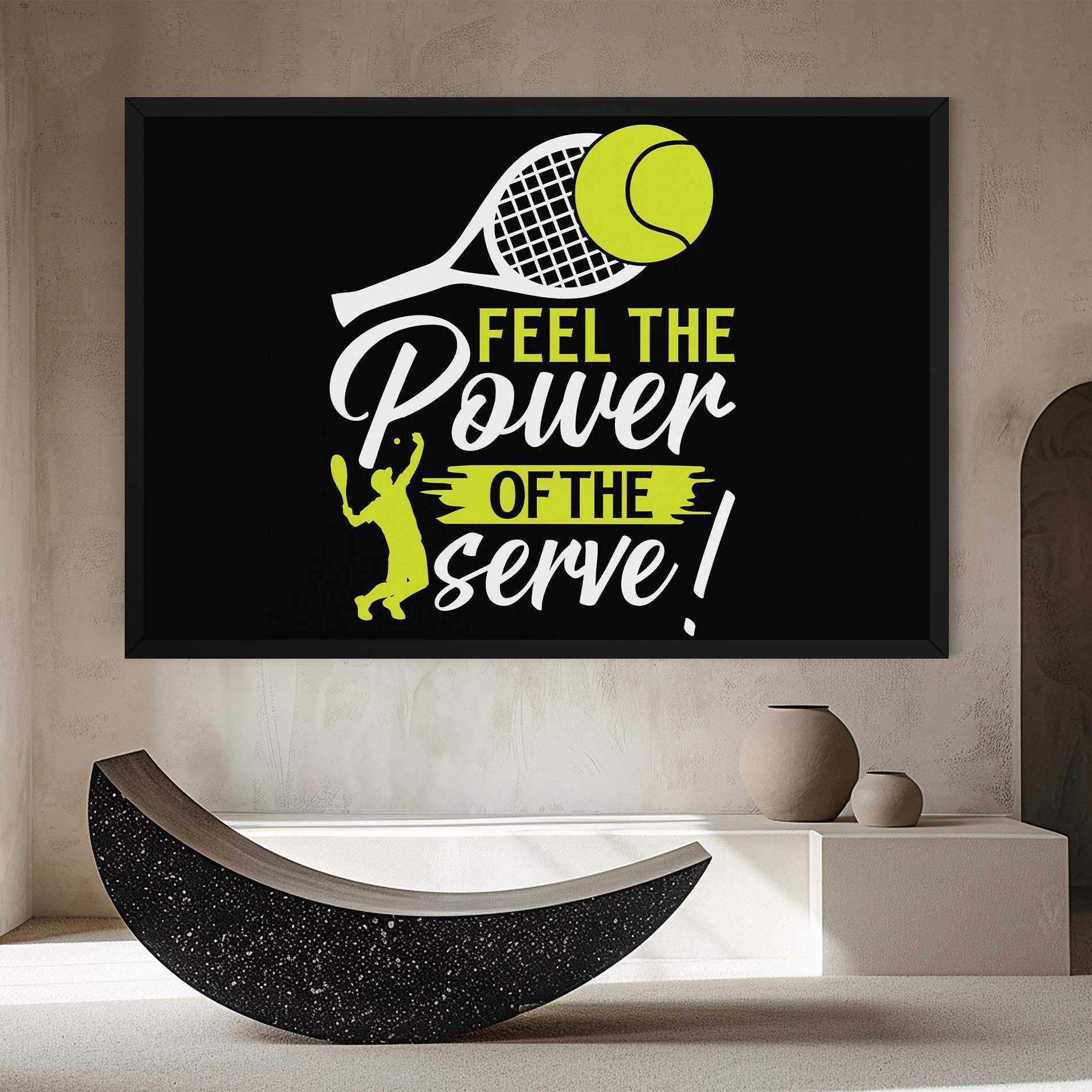 Картина на платно Power Serve mockup 8