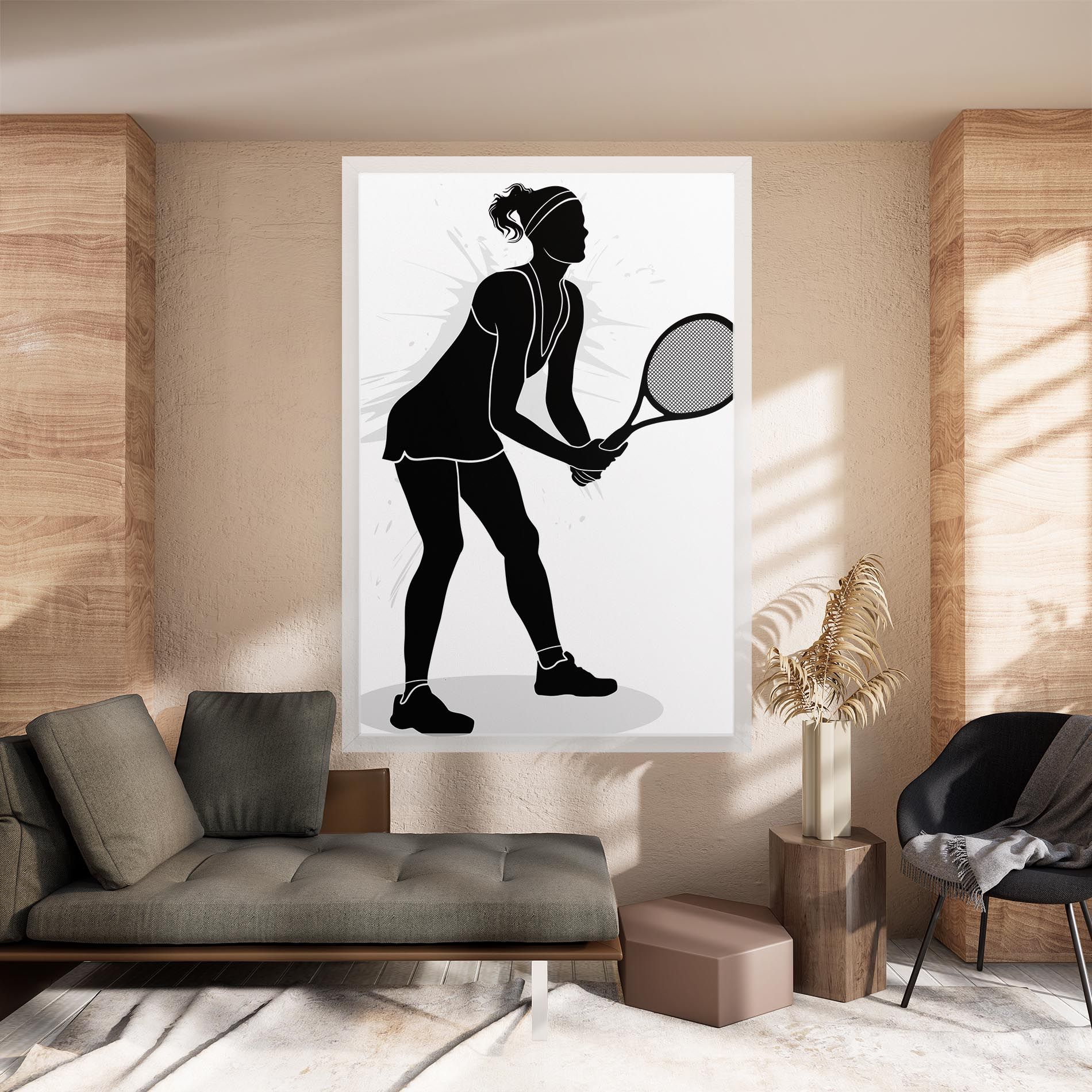 Female Tennis Player mockup 8