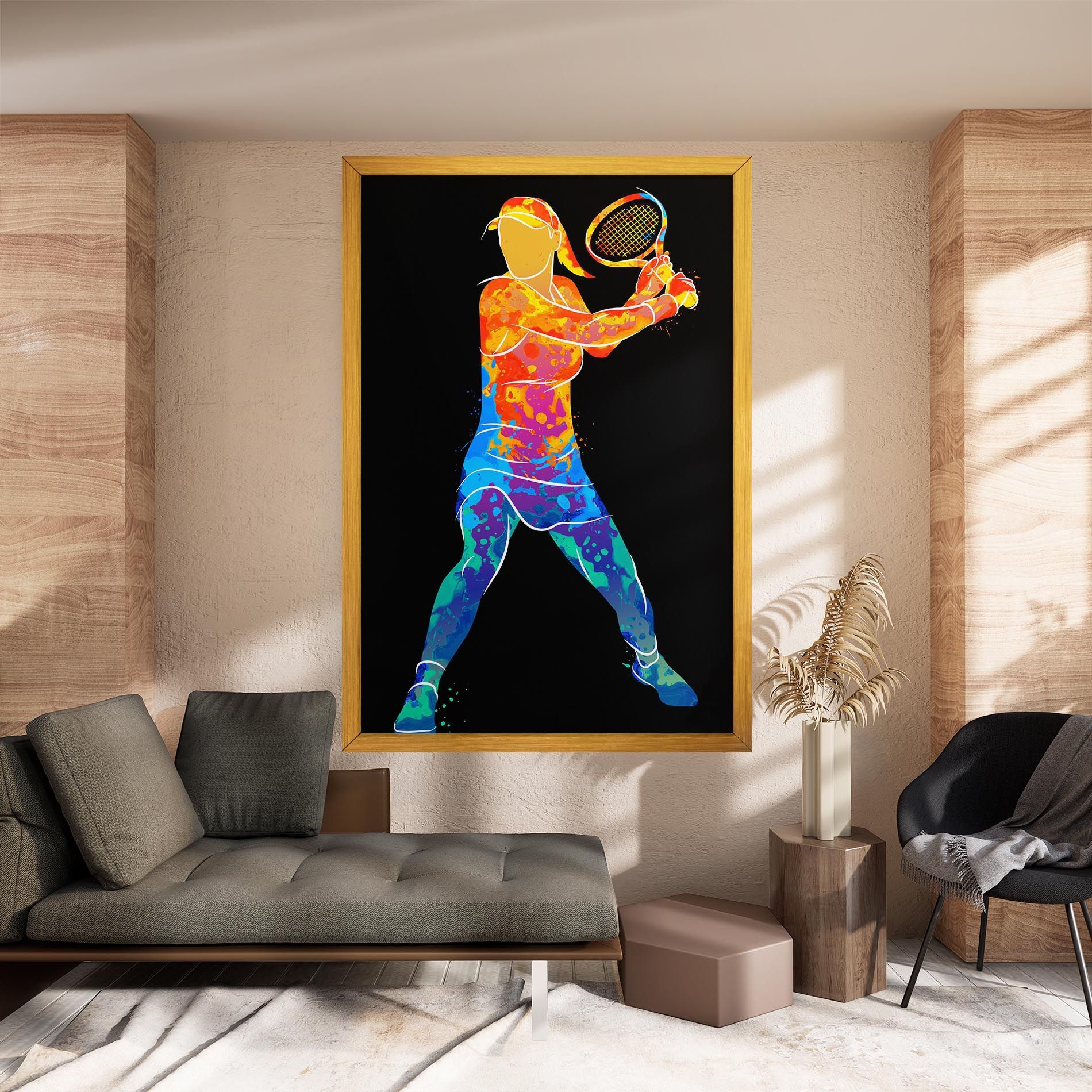 Green Orange Tennis mockup 8