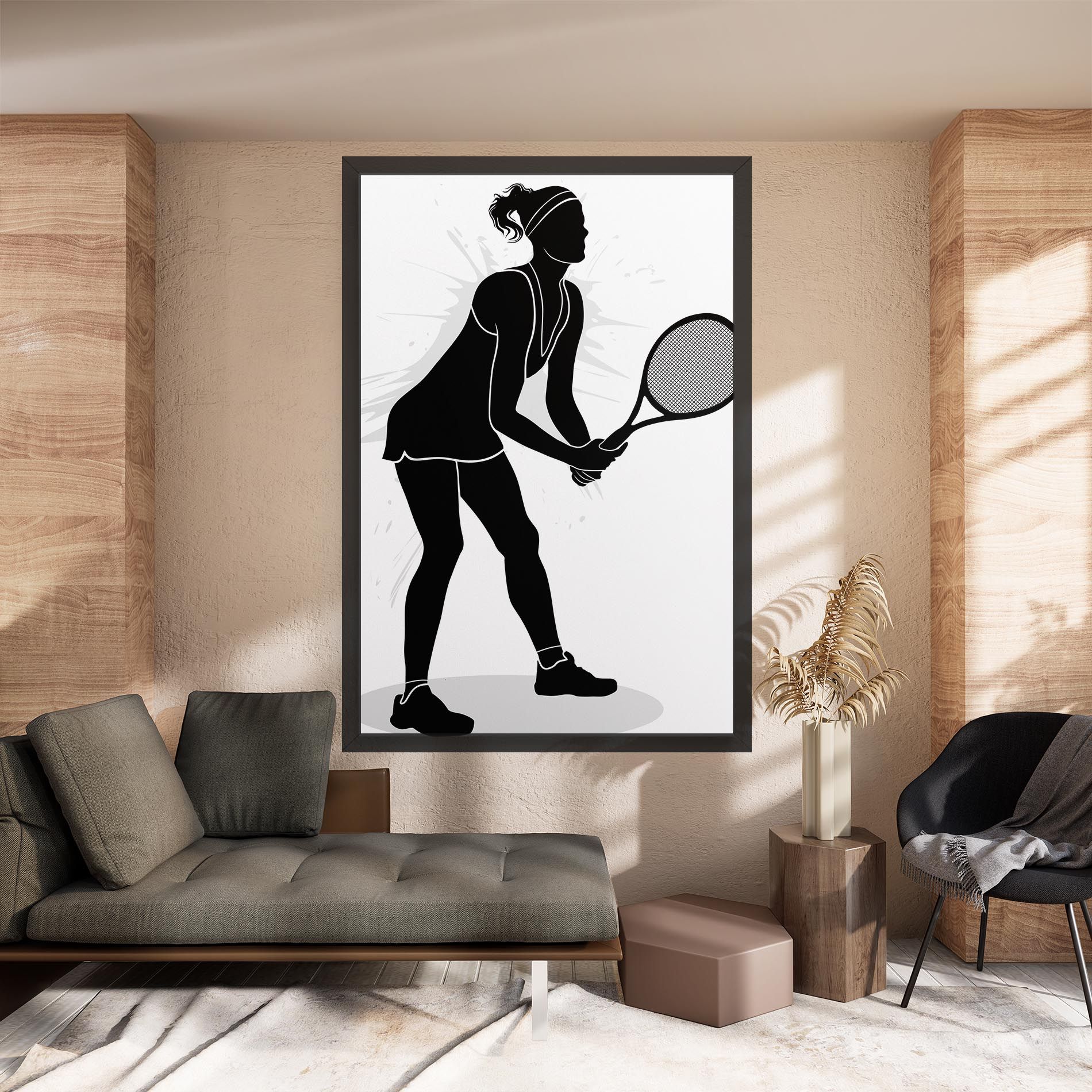 Female Tennis Player mockup 8