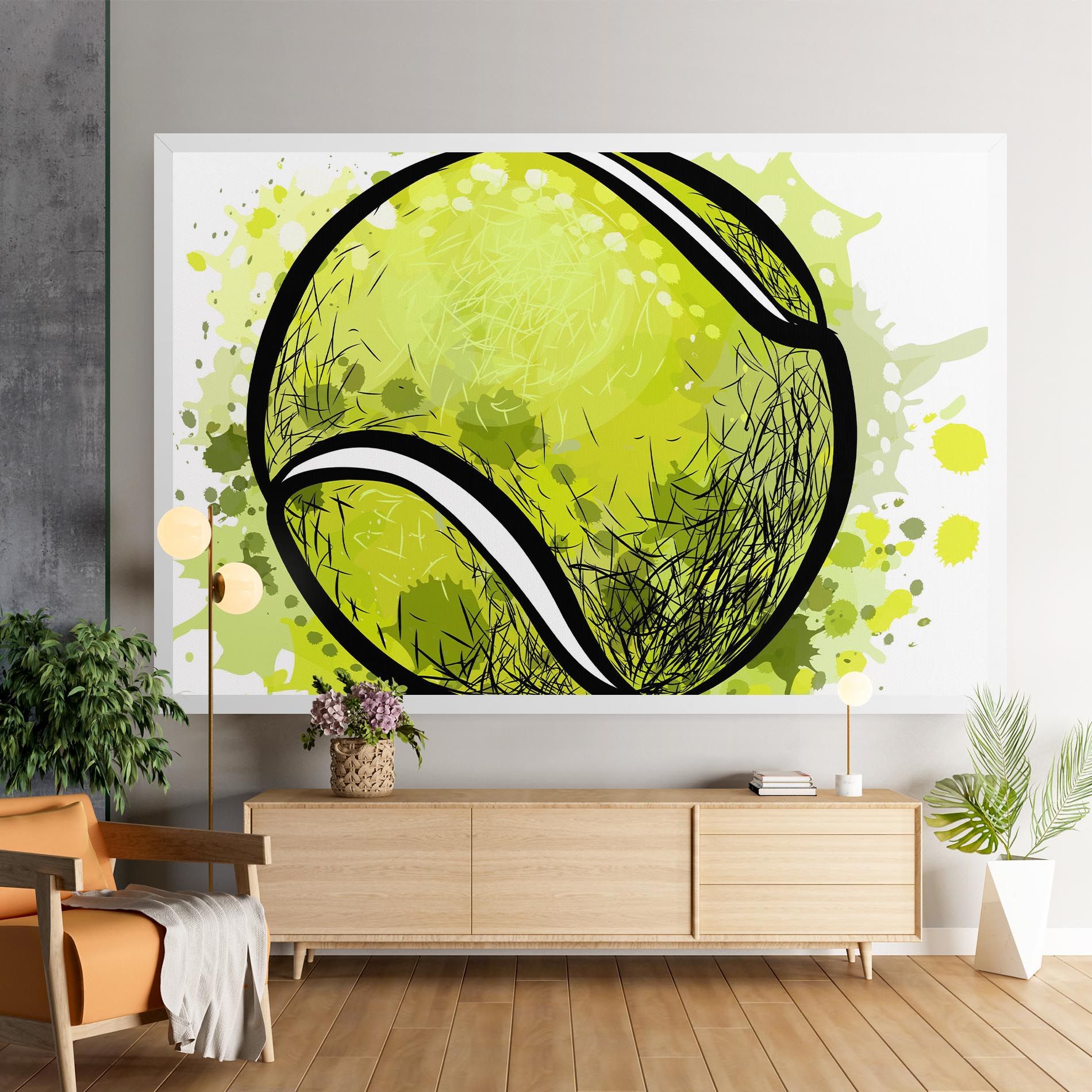 Big Tennis Ball mockup 9