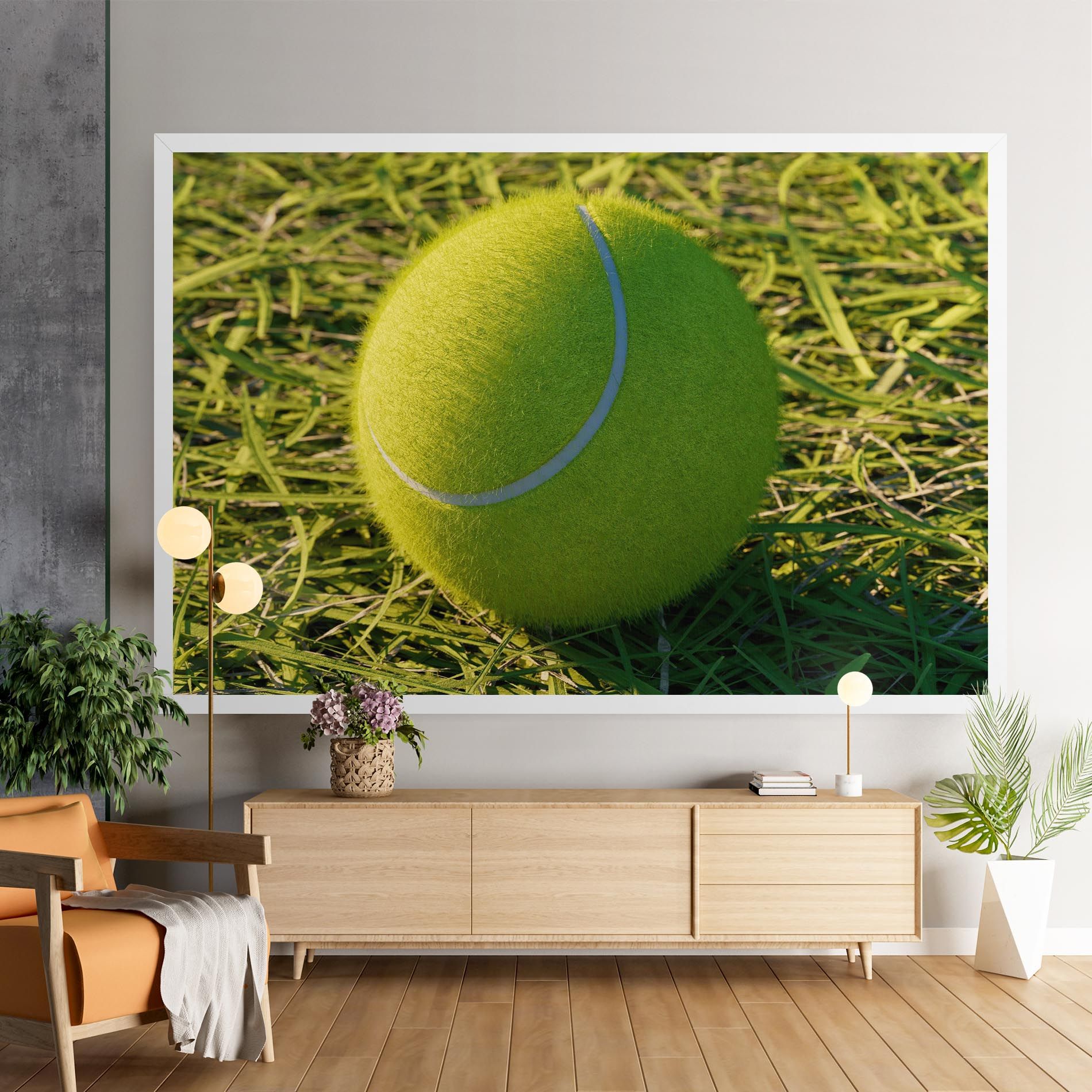 Green Tennis Ball mockup 9