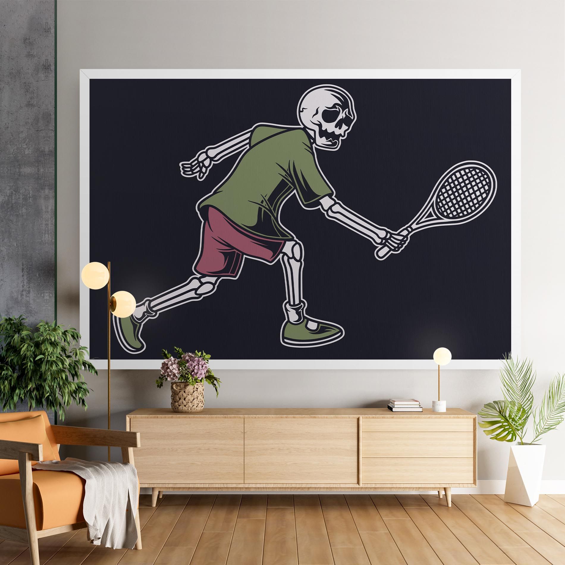 Skull Tennis mockup 9