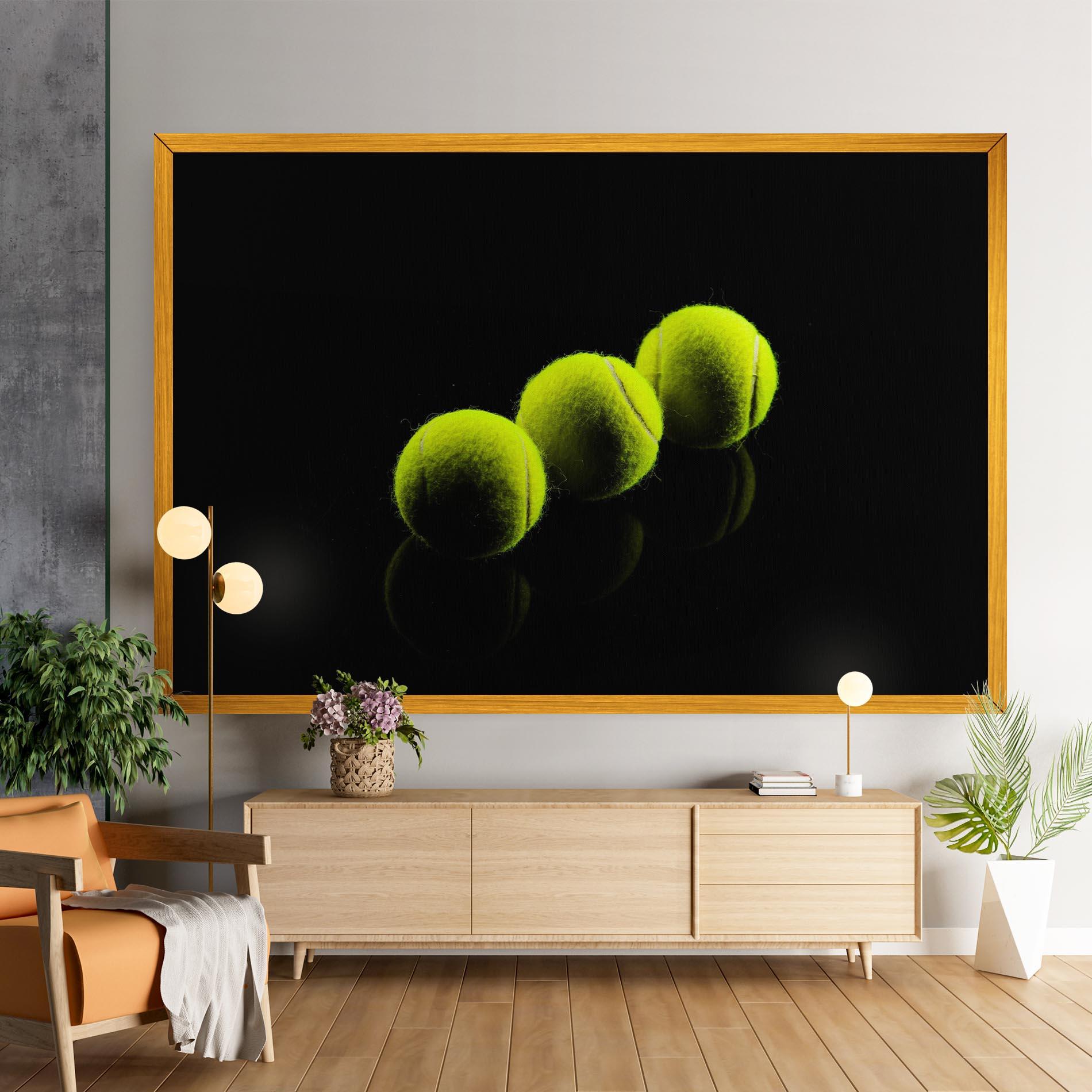 Картина на платно 3 Tennis Balls mockup 9