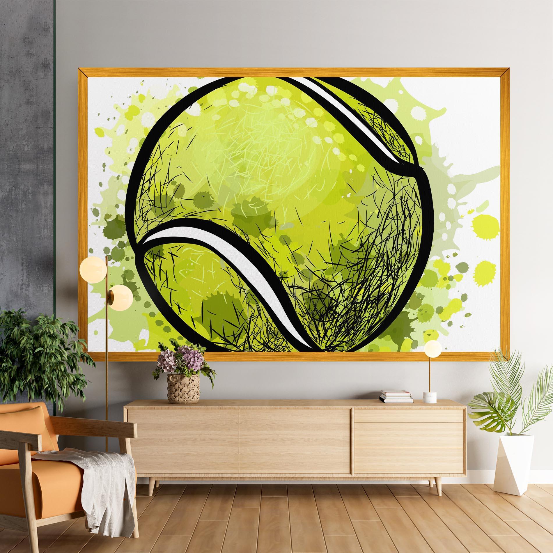 Картина на платно Big Tennis Ball mockup 9