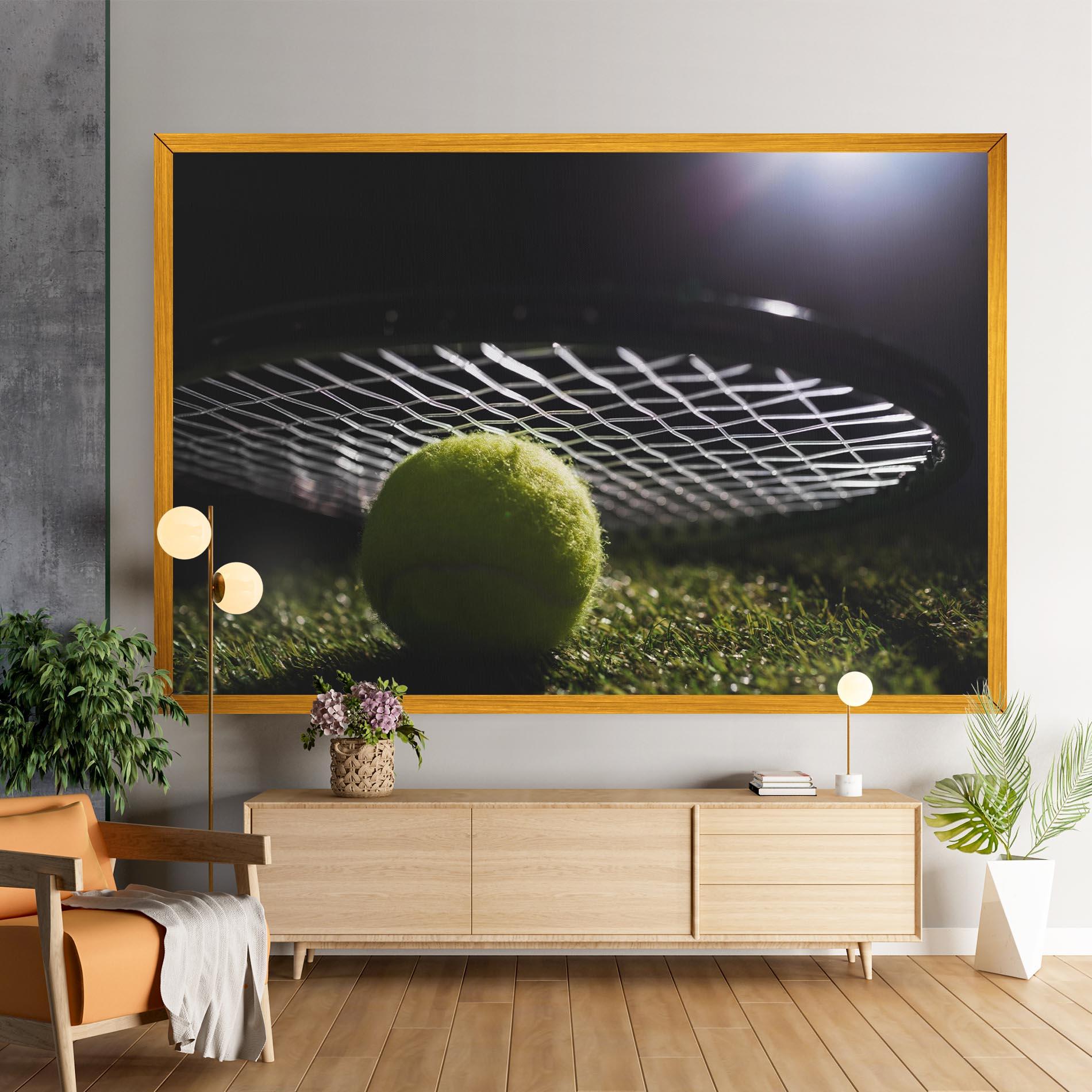 Картина на платно Close Up Tennis Ball mockup 9