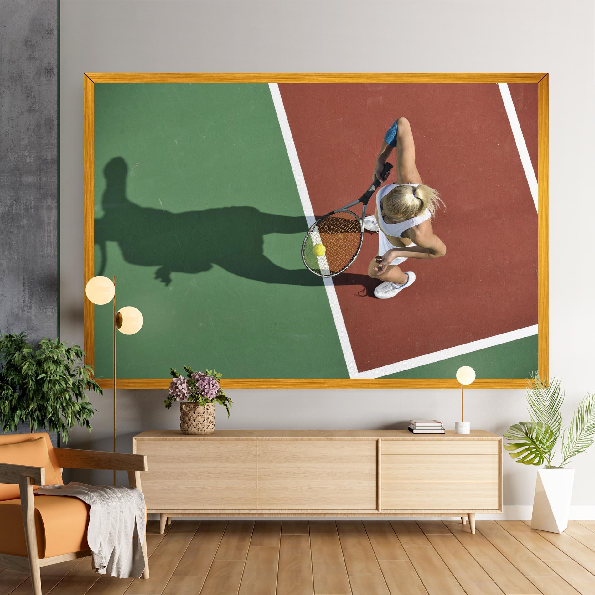 Картина на платно Outdoor Tennis mockup 9