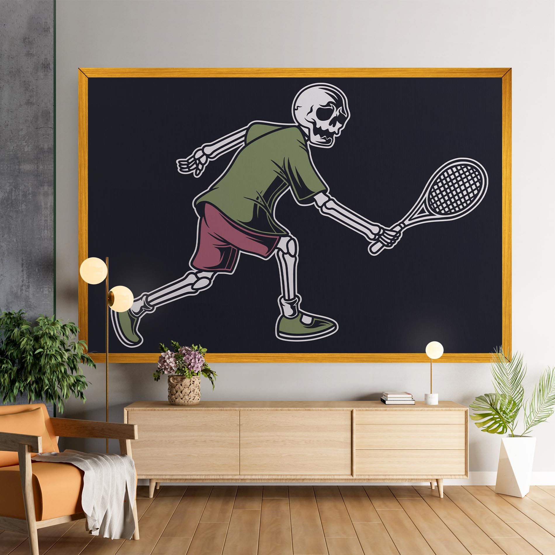 Skull Tennis mockup 9