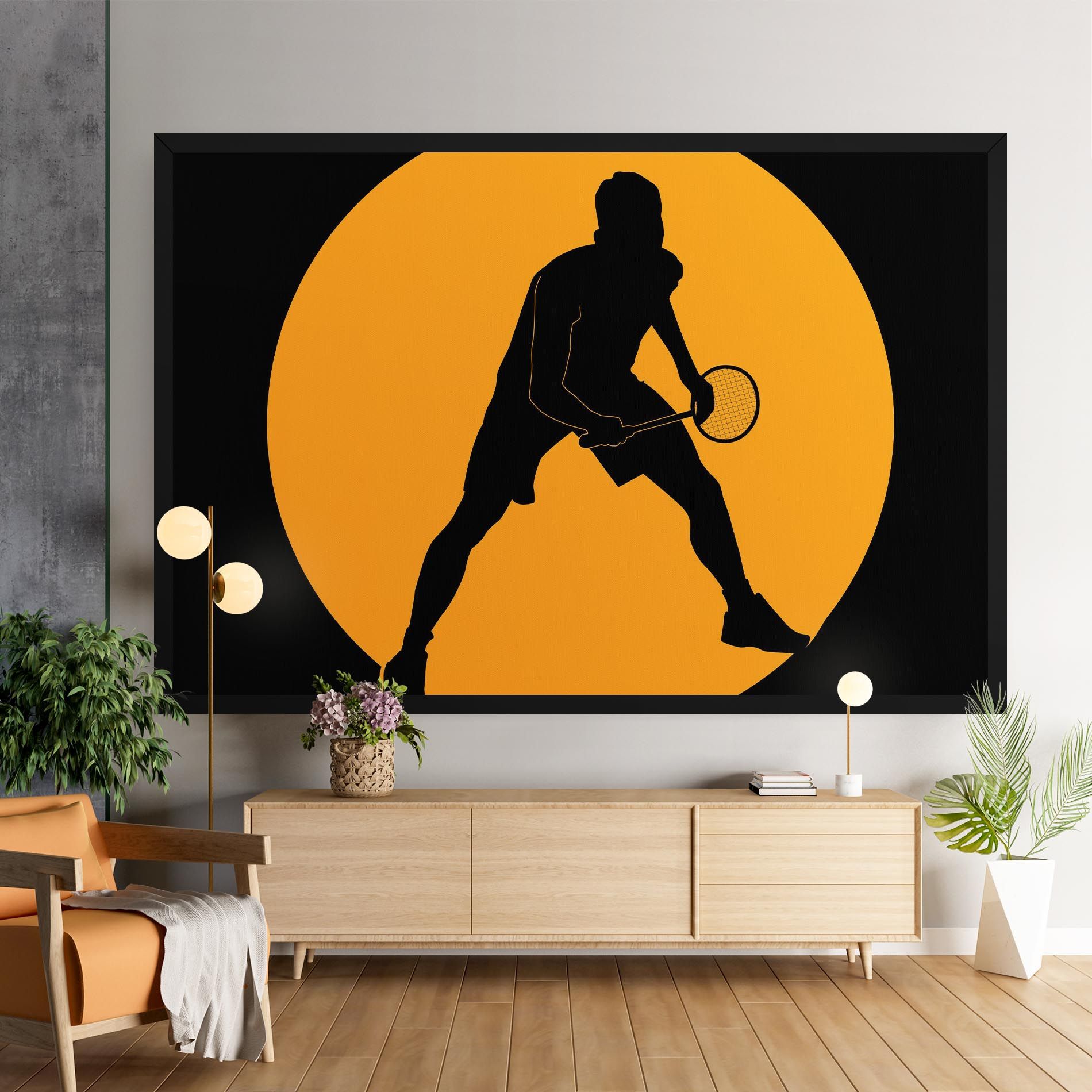 Orange Tennis mockup 9