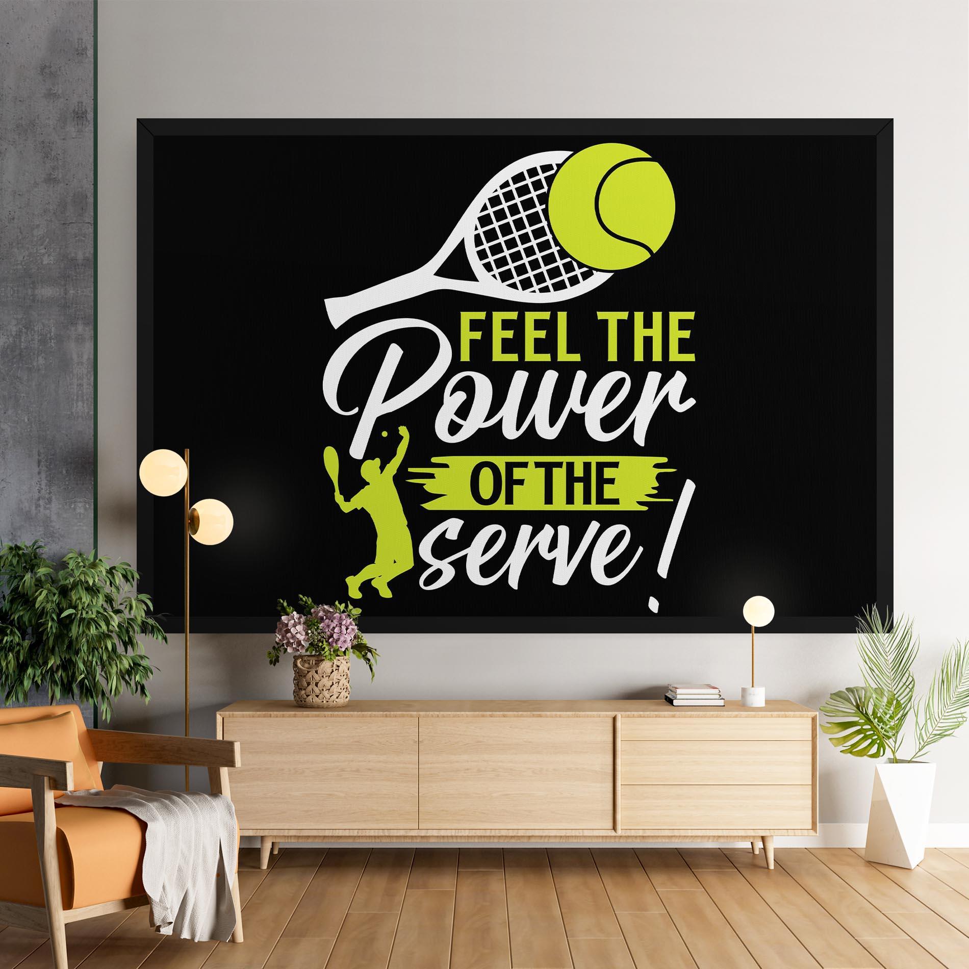 Картина на платно Power Serve mockup 9
