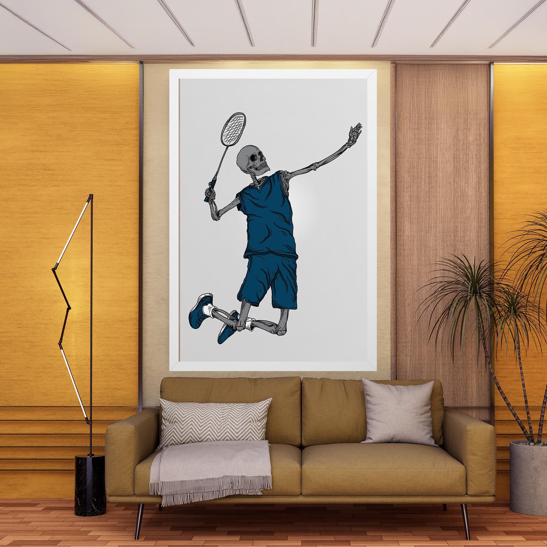 Blue Skull Tennis mockup 9