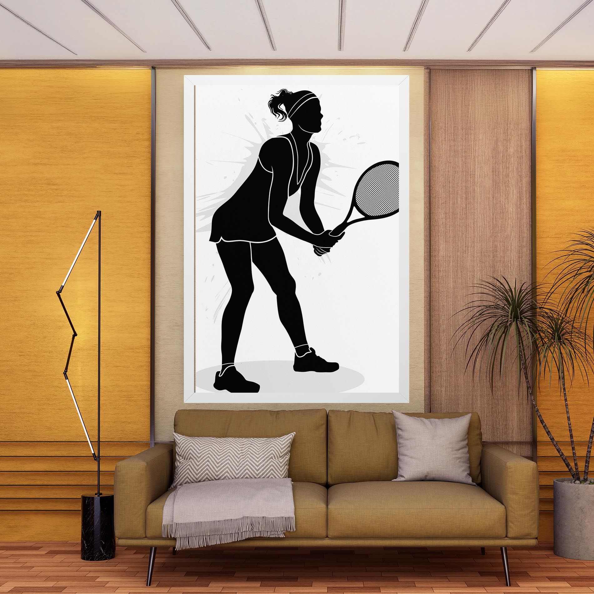 Female Tennis Player mockup 9