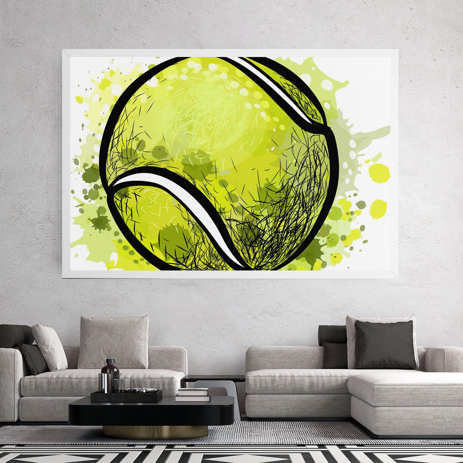 Картина на платно Big Tennis Ball mockup 2