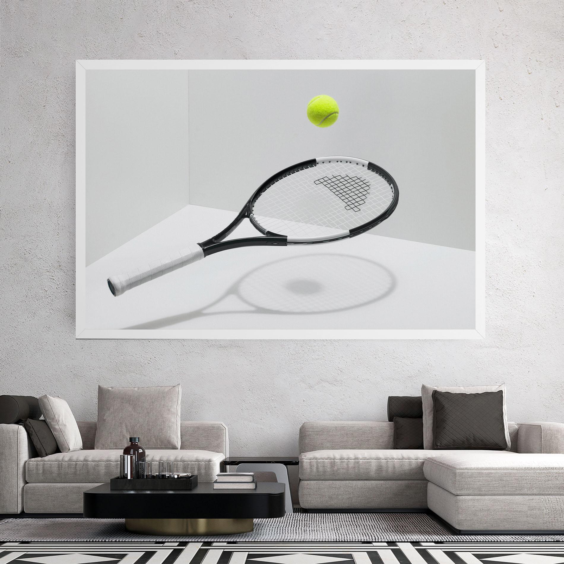 Картина на платно Floating Tennis Racket mockup 2