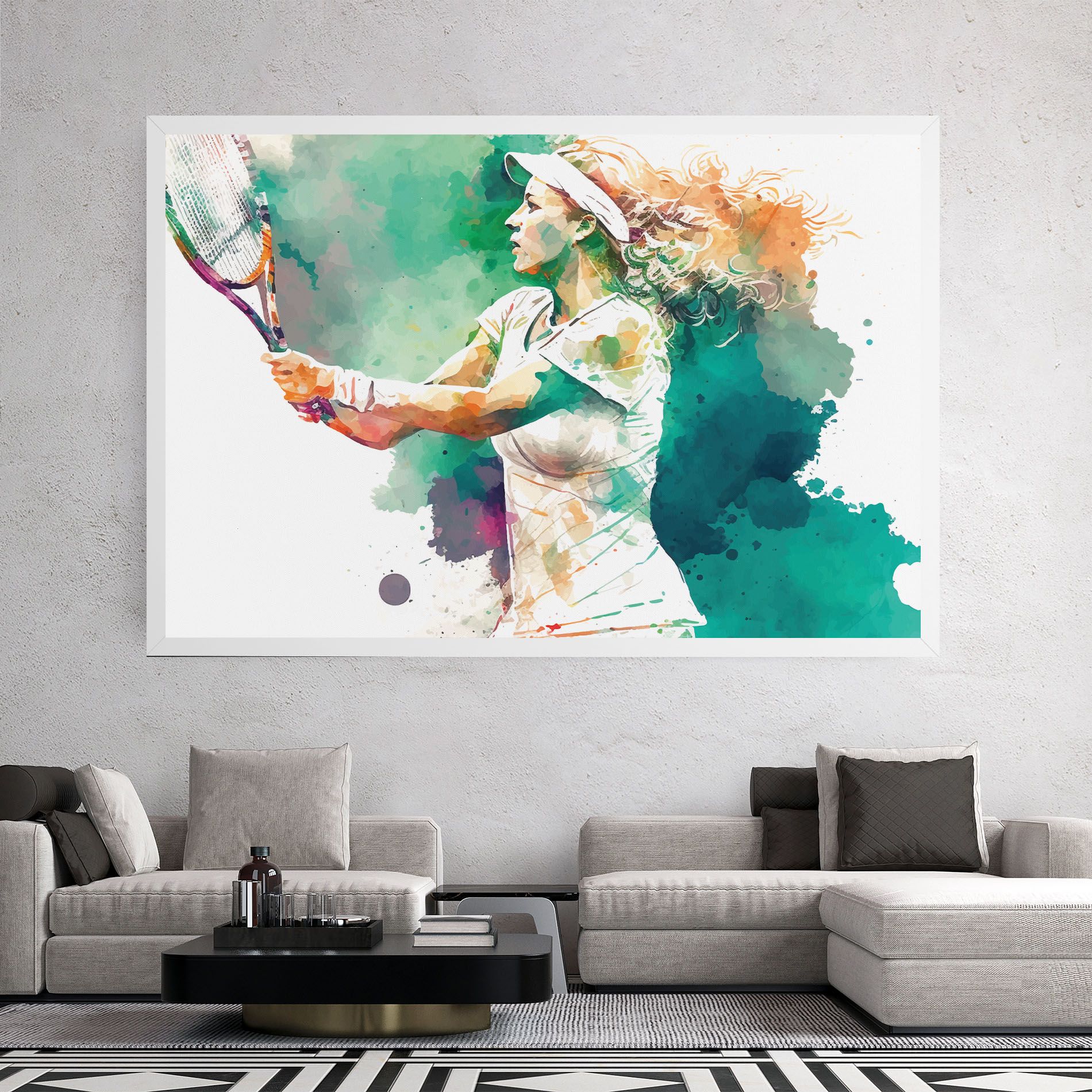 Green Art Tennis mockup 2