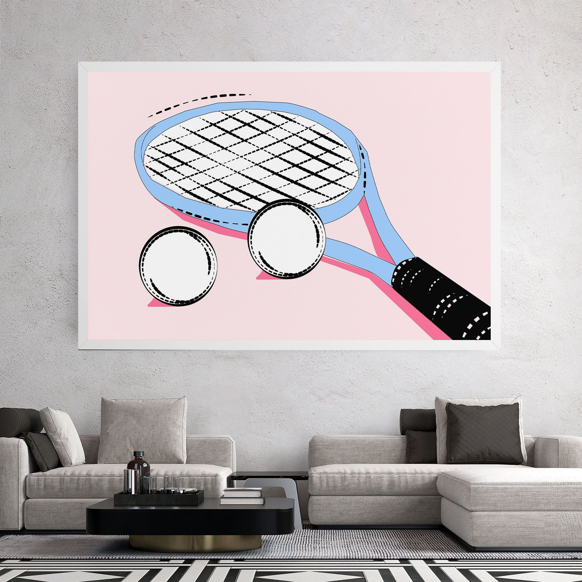 Pink Tennis mockup 2
