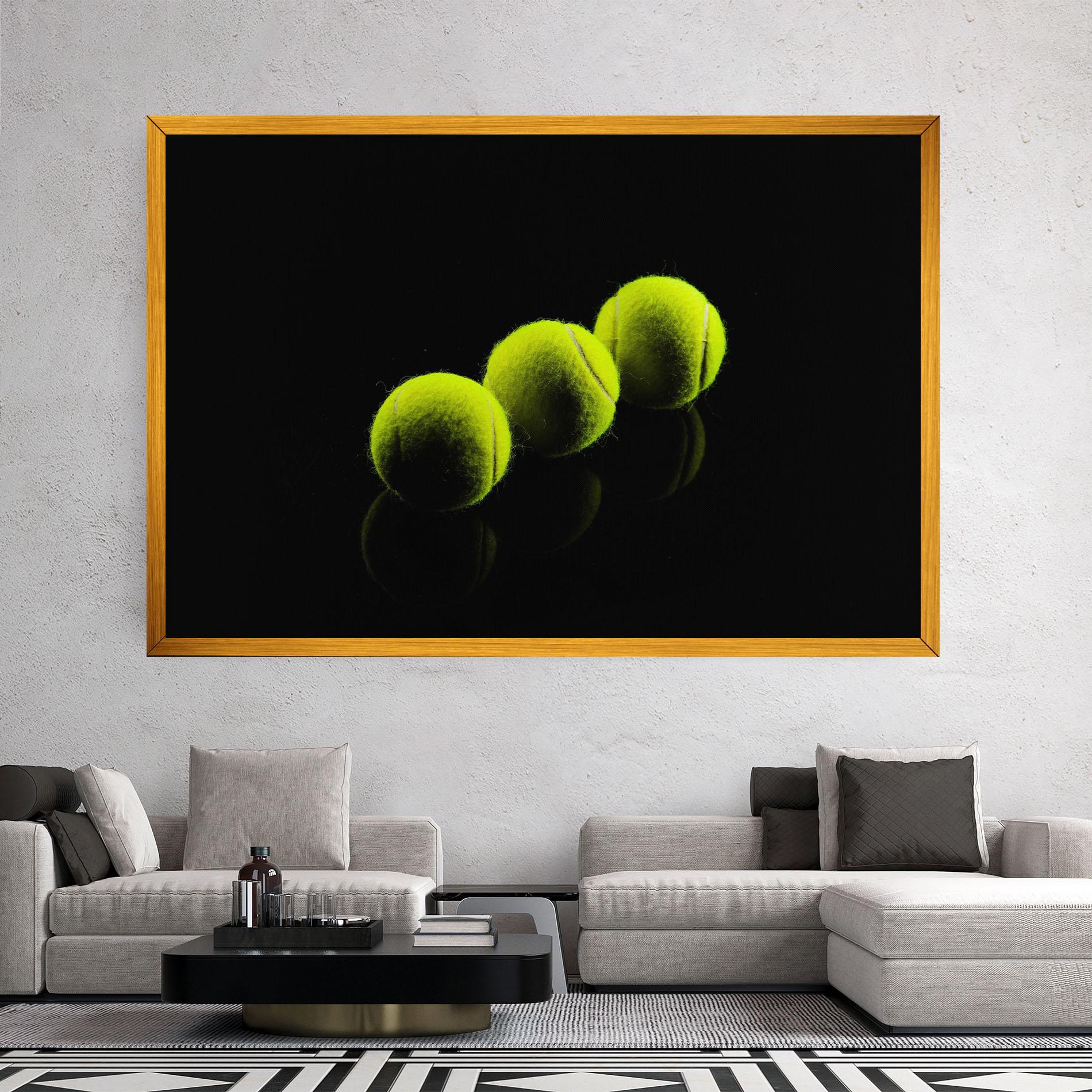 Картина на платно 3 Tennis Balls mockup 2