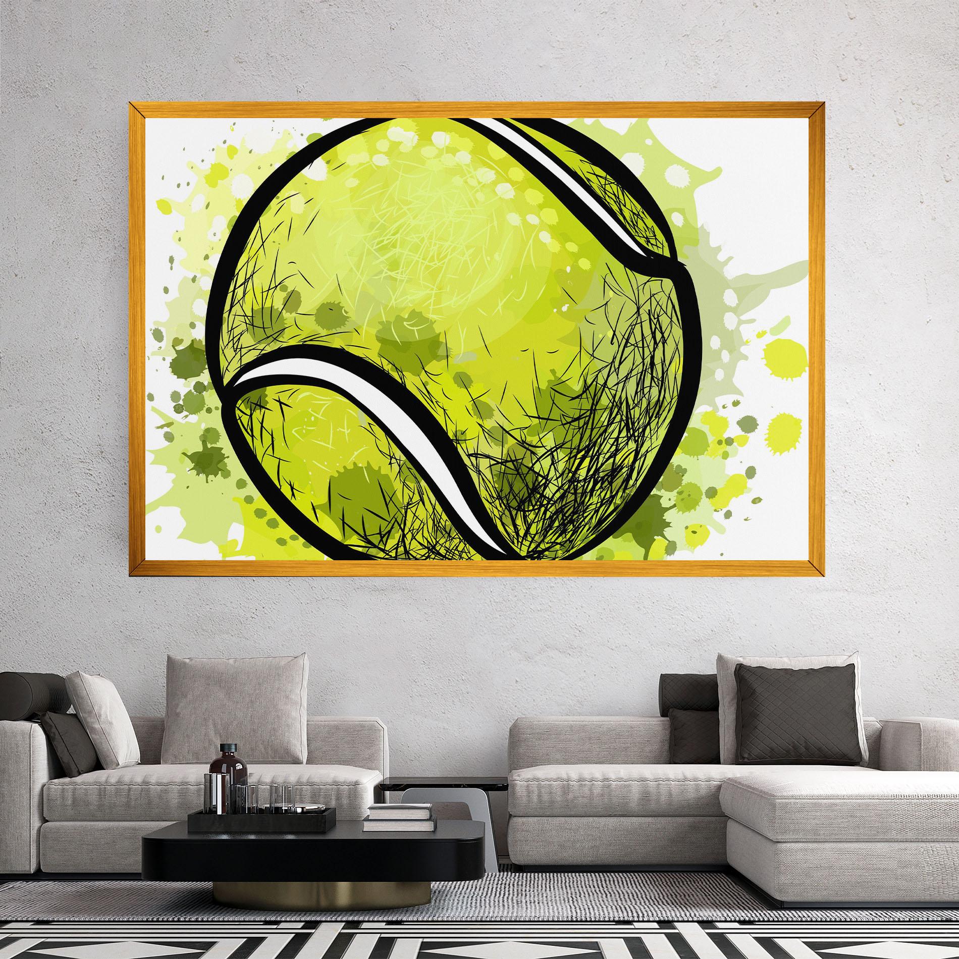 Картина на платно Big Tennis Ball mockup 2
